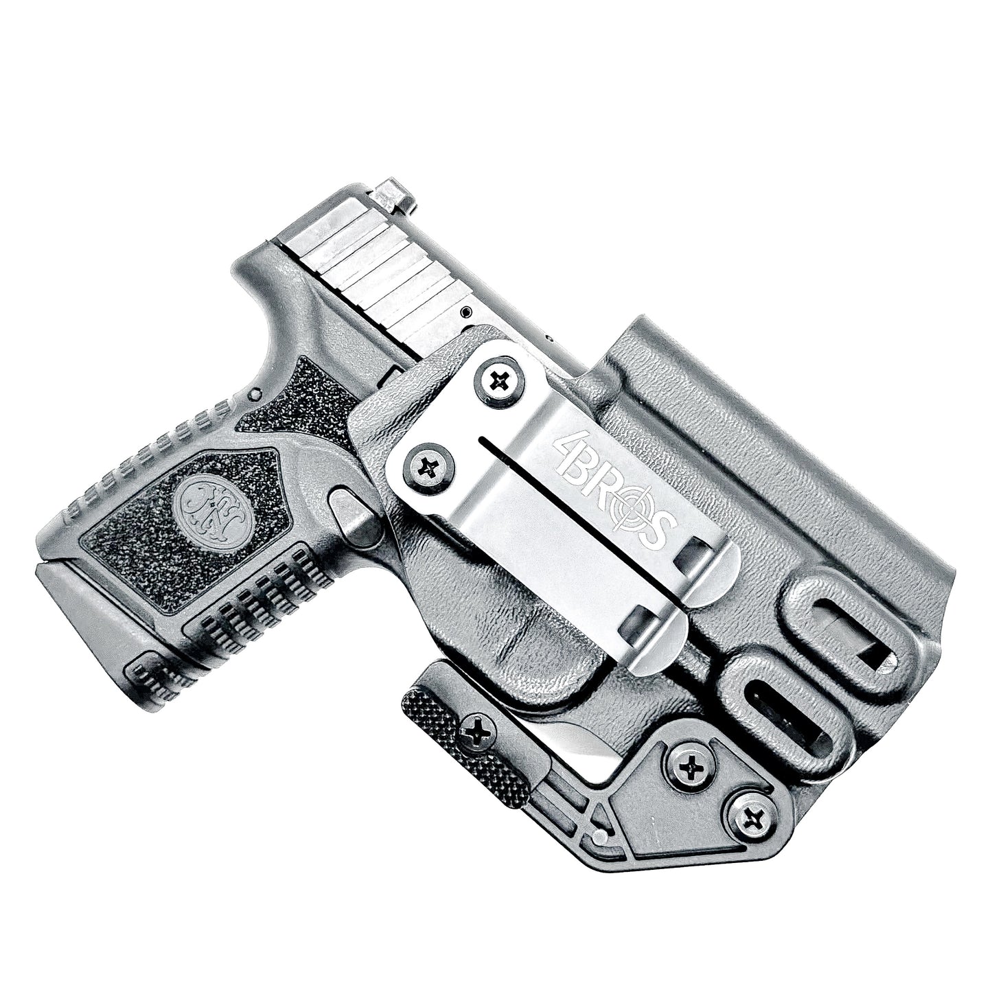 Precision-fit FN Reflex IWB holster with adjustable retention, convertible hand orientation, and durable .093" Kydex. Made in the USA