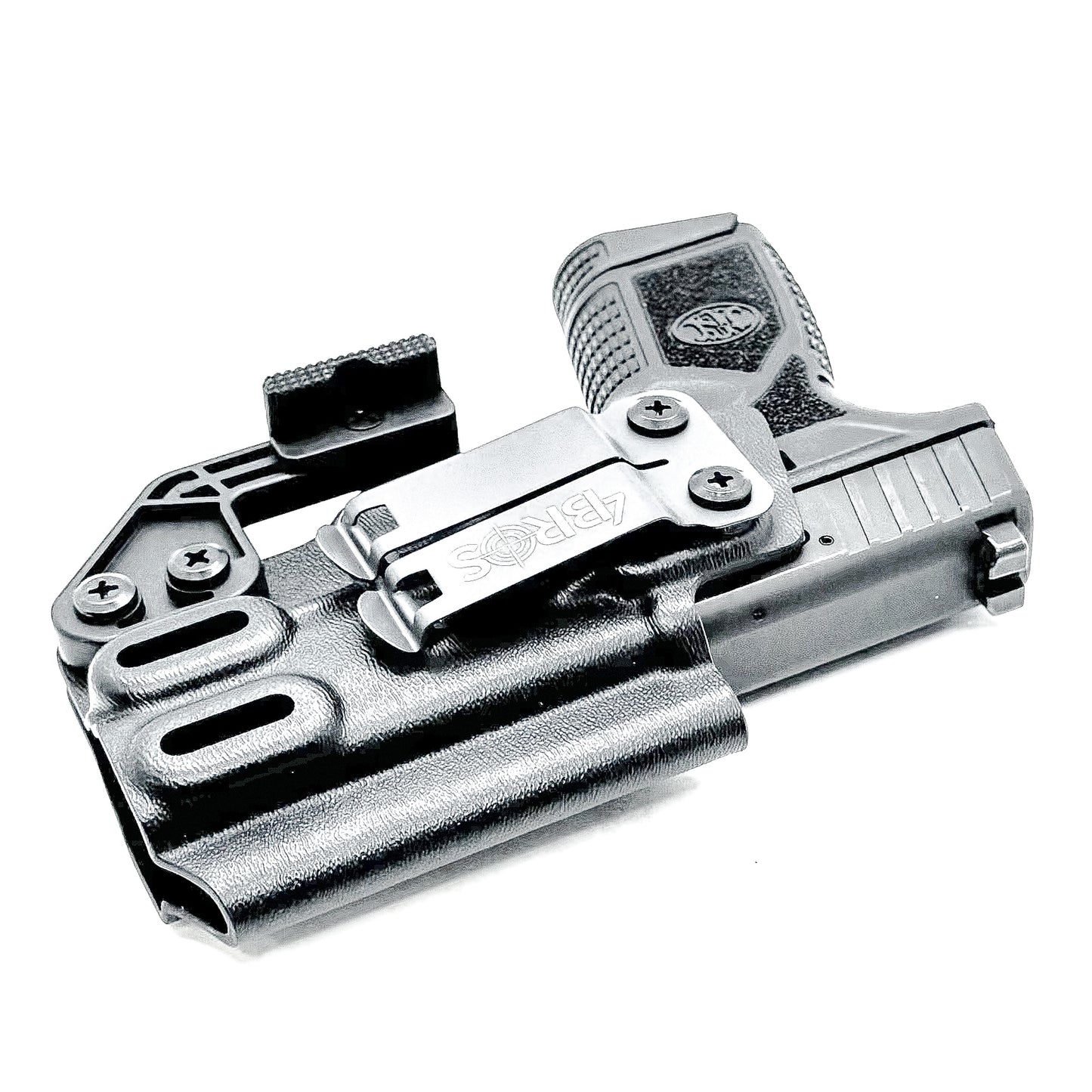 Precision-fit FN Reflex IWB holster with adjustable retention, convertible hand orientation, and durable .093" Kydex. Made in the USA