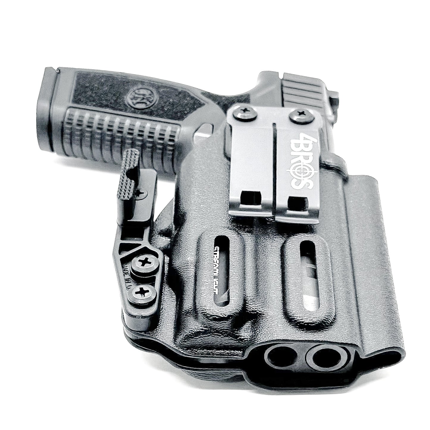 For the best IWB Inside Waistband Kydex Holster for the FN Reflex XL MRD pistol and Streamlight GL version TLR-7 Sub (69400) shop Four Brothers Holsters