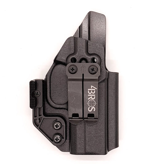 For the best IWB Kydex Inside Waistband Holster for the FN 509 Compact handgun, shop Four Brothers 4BROS Holsters.  Our holsters are proudly made in the USA.