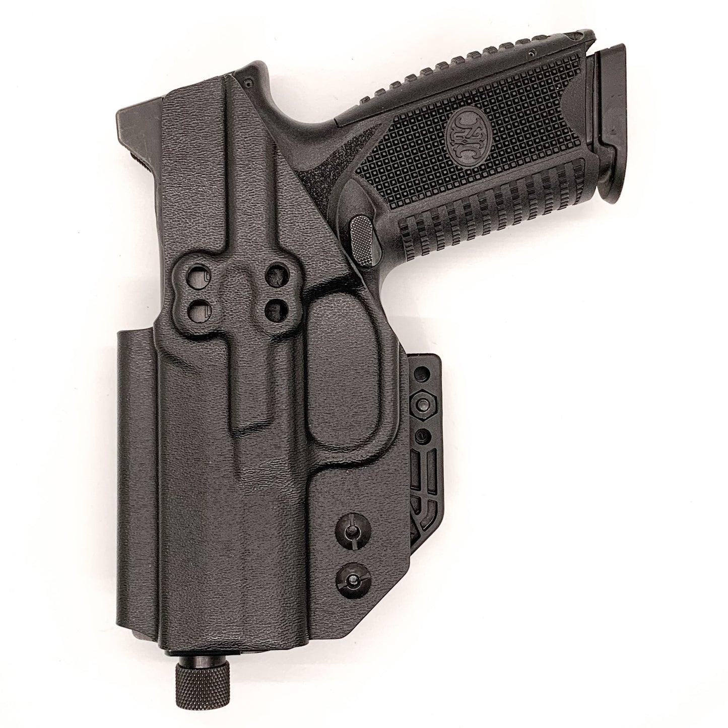 For the best IWB Kydex Inside Waistband Holster for the FN 509 Compact handgun, shop Four Brothers 4BROS Holsters. Our holsters are proudly made in the USA.