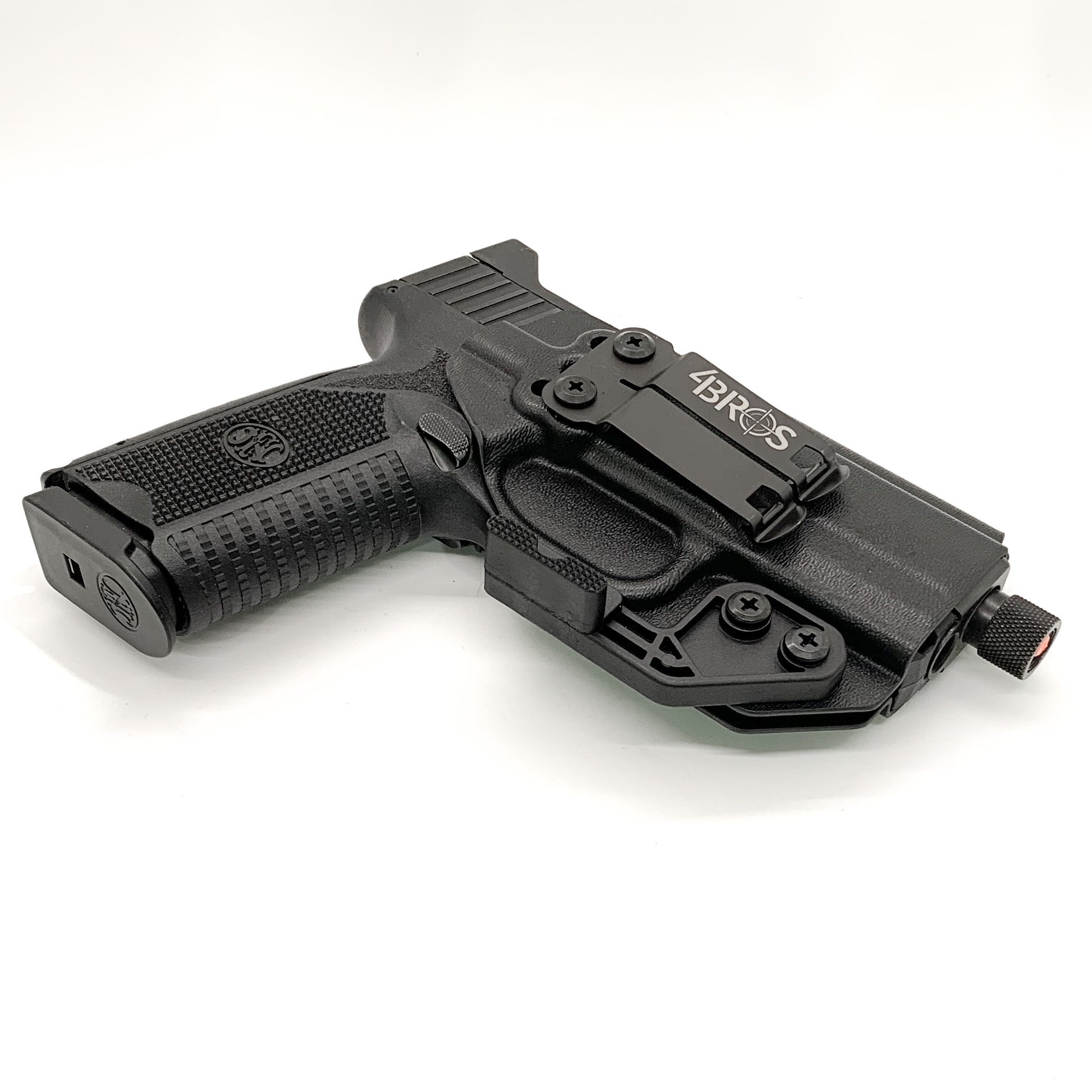 For the best IWB Kydex Inside Waistband Holster for the FN 509 Compact handgun, shop Four Brothers 4BROS Holsters.  Our holsters are proudly made in the USA.