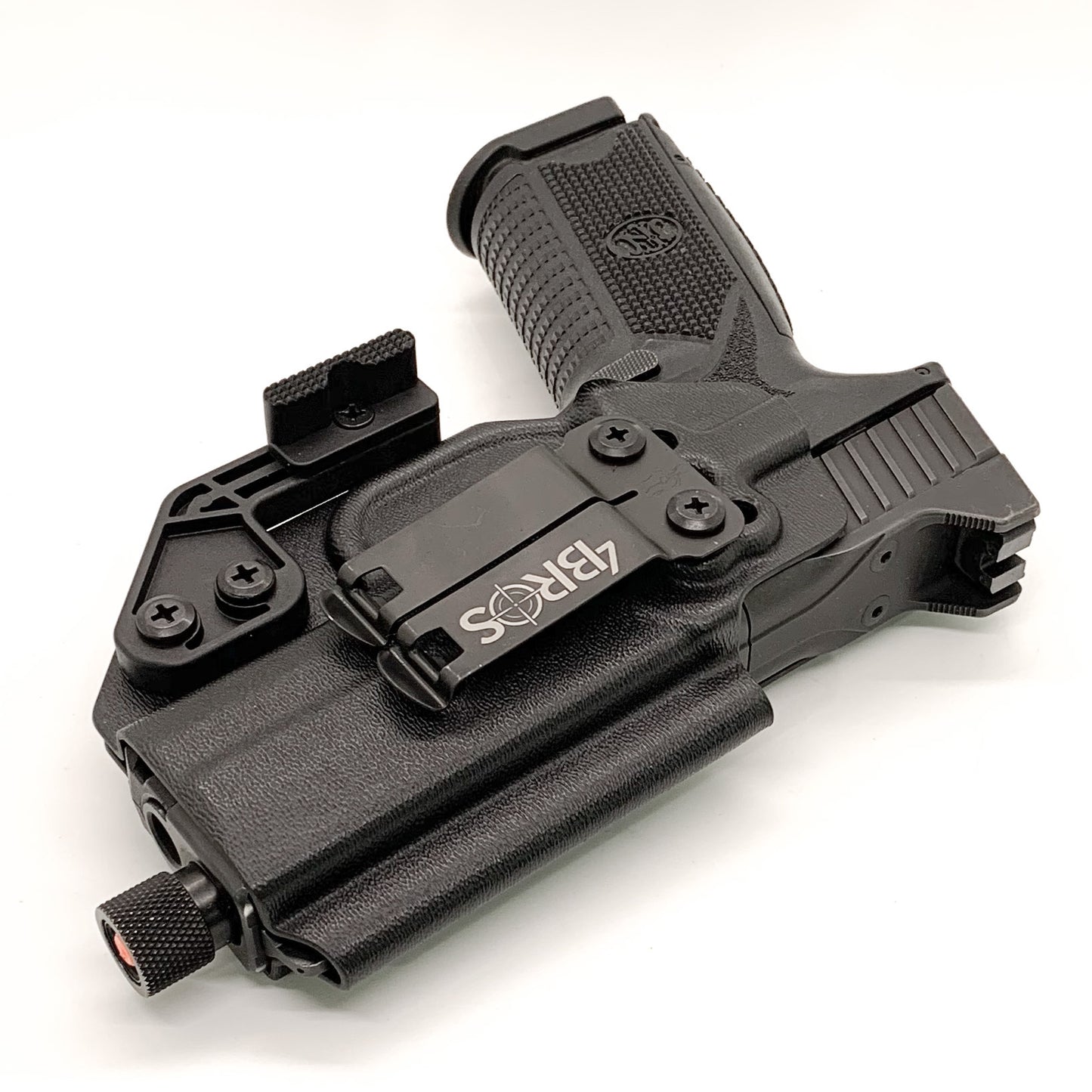 For the best IWB Kydex Inside Waistband Holster for the FN 509 Compact handgun, shop Four Brothers 4BROS Holsters. Our holsters are proudly made in the USA.