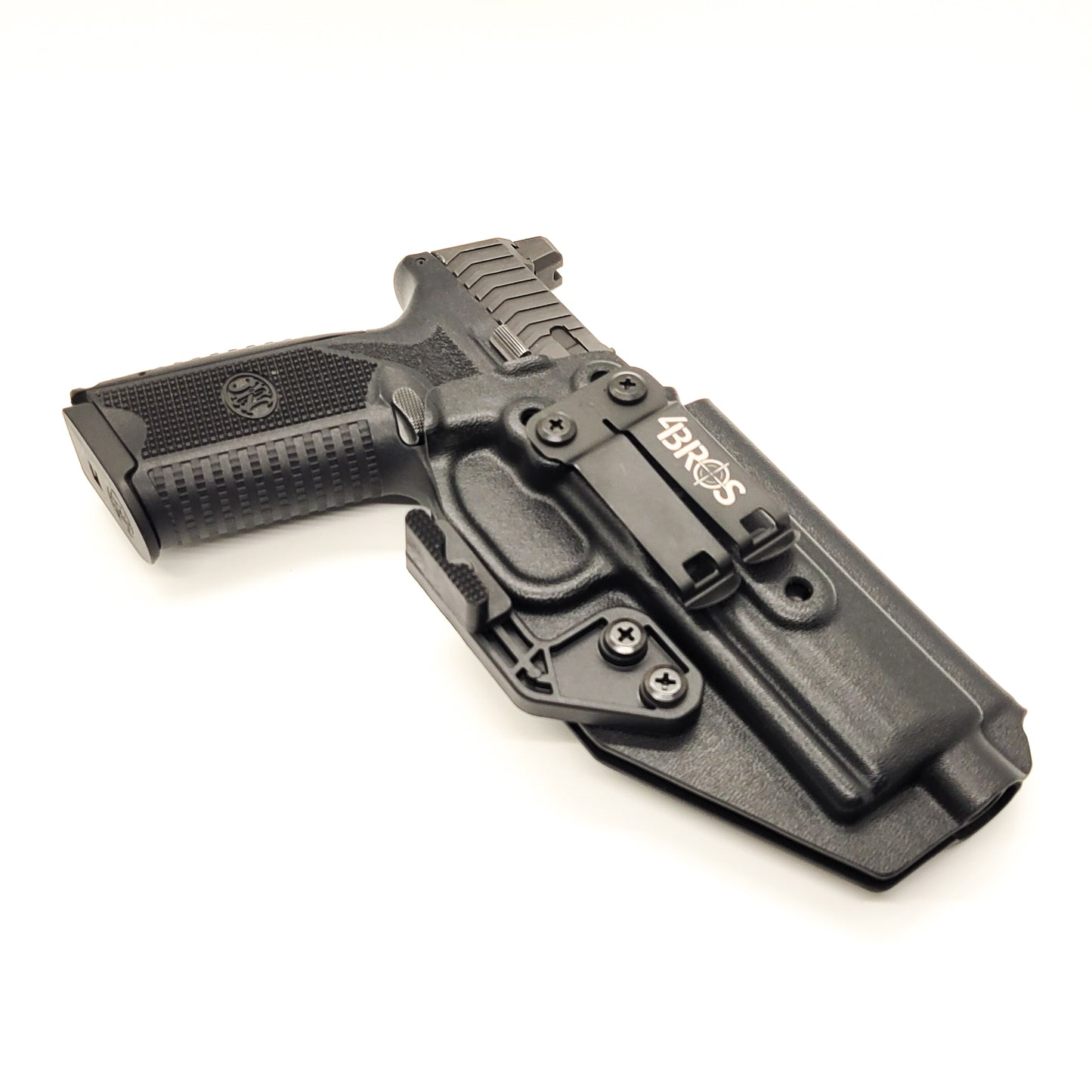 For the best IWB Kydex Inside Waistband Holster for the FN 509 standard & Tactical pistols & Apex 5.00" Slide or FN 509 LS Edge, shop Four Brothers Holsters.
