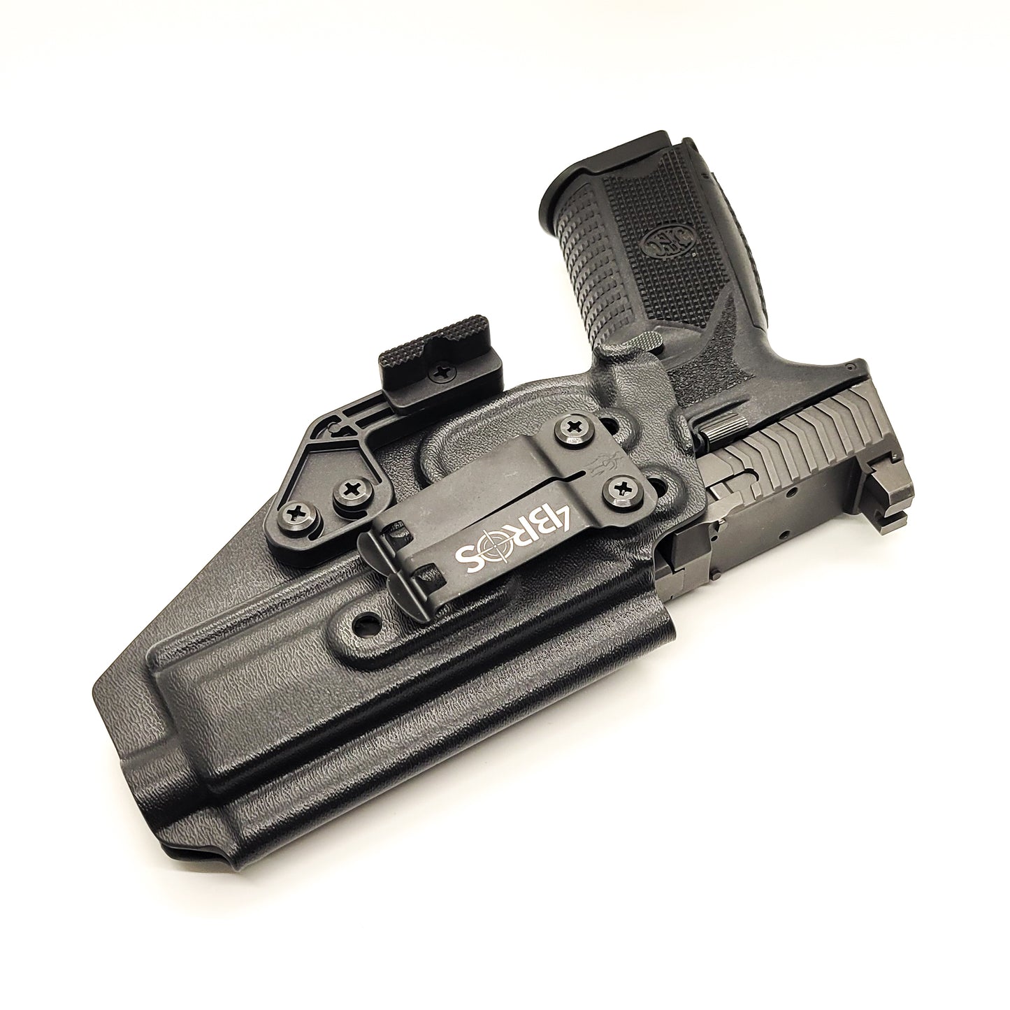 For the best IWB Kydex Inside Waistband Holster for the FN 509 standard & Tactical pistols & Apex 5.00" Slide or FN 509 LS Edge, shop Four Brothers Holsters.