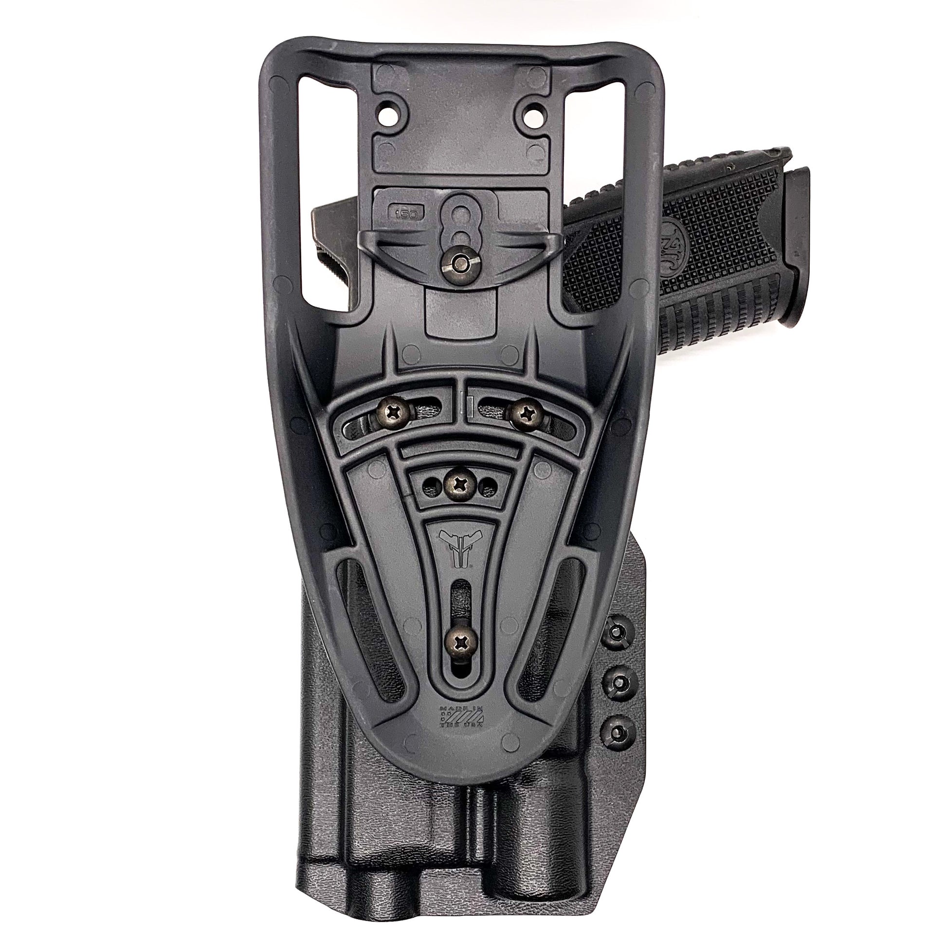 For the best OWB FN 509, 509 Tactical, or 509 LS Edge & Surefire X300U A or B light Duty & Competition Style Kydex Holster, shop Four Brothers 4BROS Holsters.