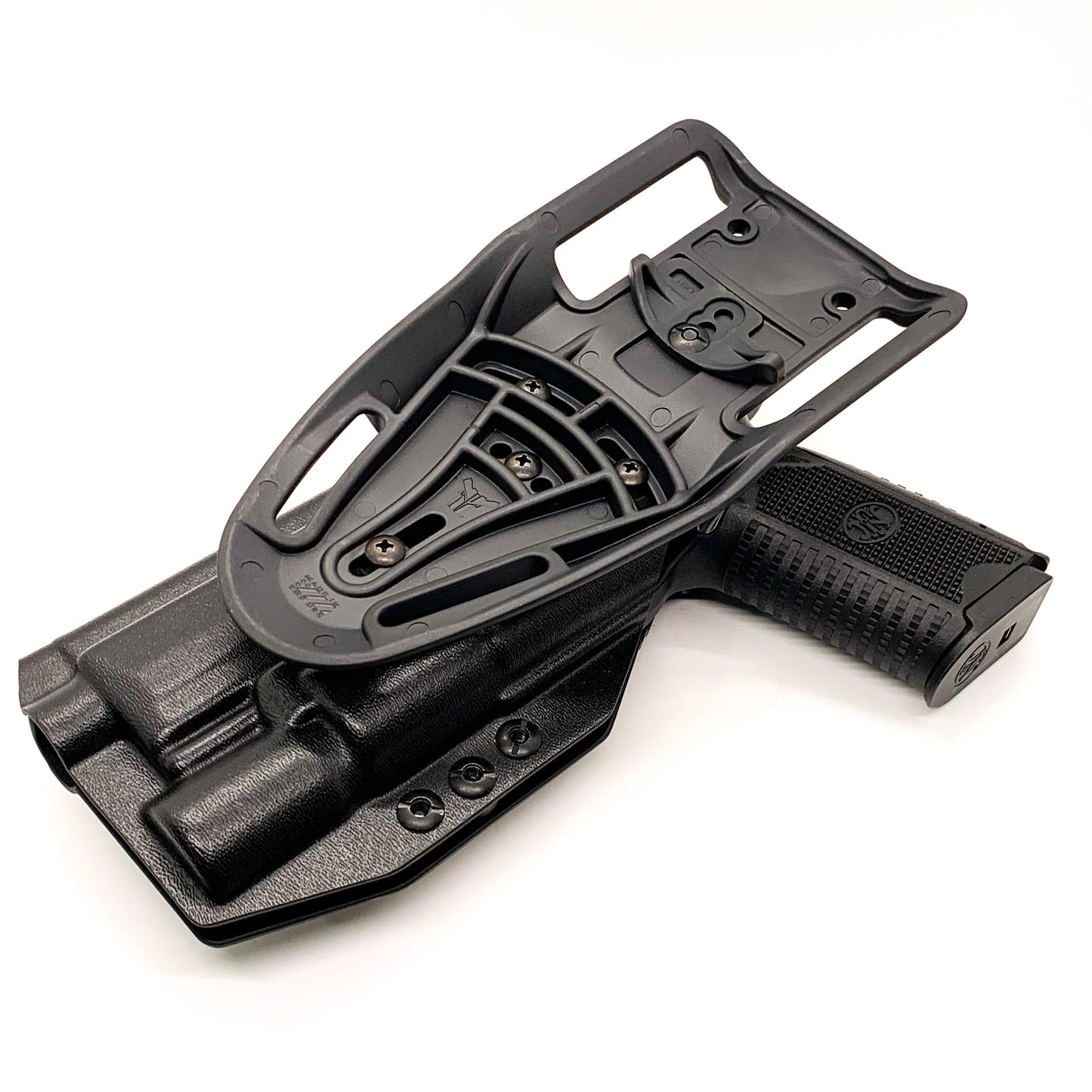 For the best OWB FN 509, 509 Tactical, or 509 LS Edge & Surefire X300U A or B light Duty & Competition Style Kydex Holster, shop Four Brothers 4BROS Holsters.