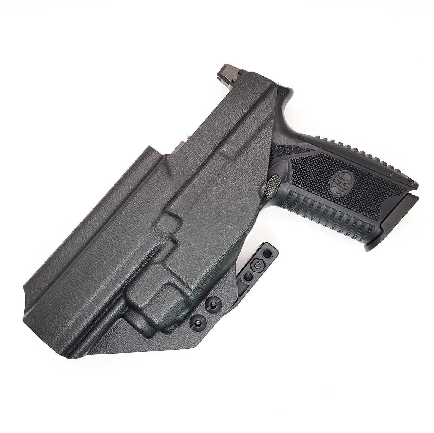 For the best IWB Kydex Inside Waistband Holster for the  FN 509 LS Edge & Apex Tactical 5.00" slide & Streamlight TLR-8 or 8A, shop Four Brothers Holsters.
