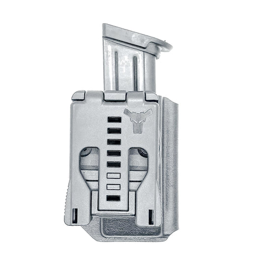 Black Kydex OWB Outside Waistband magazine pouch for FN 509 9mm from Four Brothers Holsters. Proudly made in the USA.