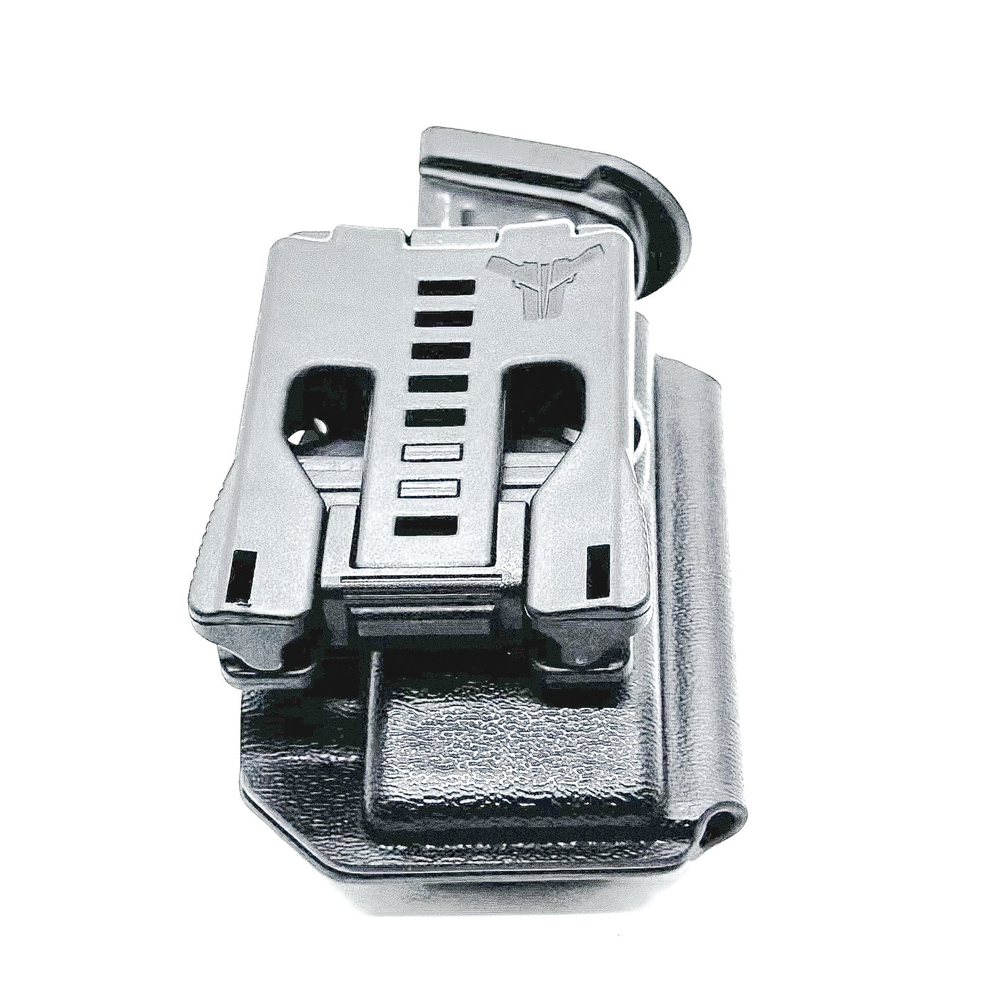 Black Kydex OWB Outside Waistband magazine pouch for FN 509 9mm from Four Brothers Holsters. Proudly made in the USA.