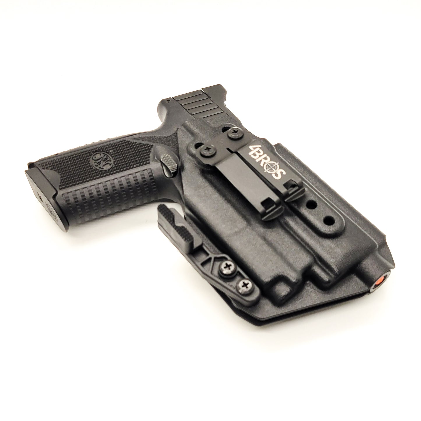 For the best IWB Kydex Inside Waistband Holster for the FN 509 compact, 509, or 509 Tactical & OLight PL-MINI 2 Valkyrie, shop Four Brothers 4BROS Holsters.