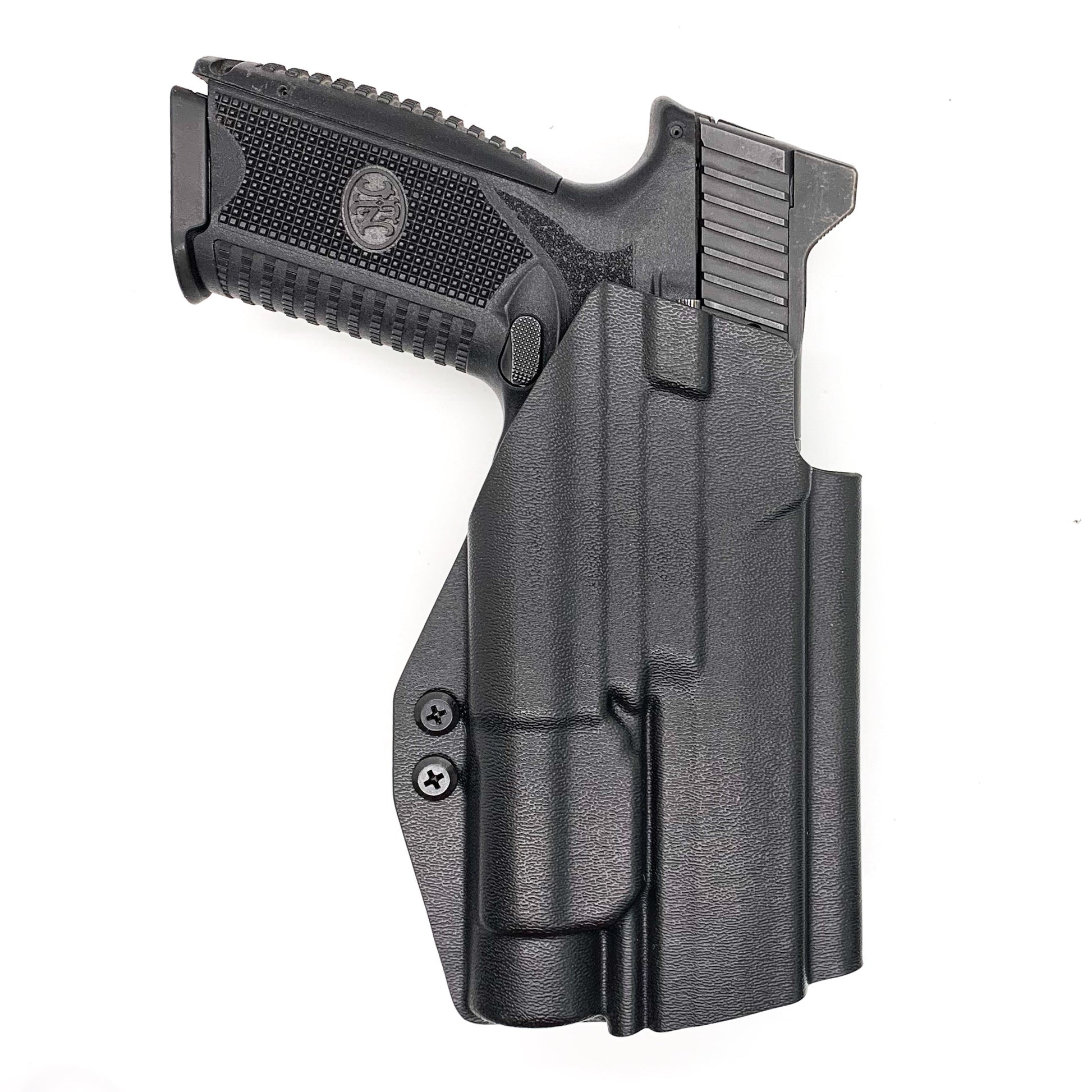 For the best Outside Waistband OWB Holster for the FN 509 Tactical with the Streamlight TLR-1 or TLR-1 HL weapon-mounted light, shop Four Brothers Holsters.