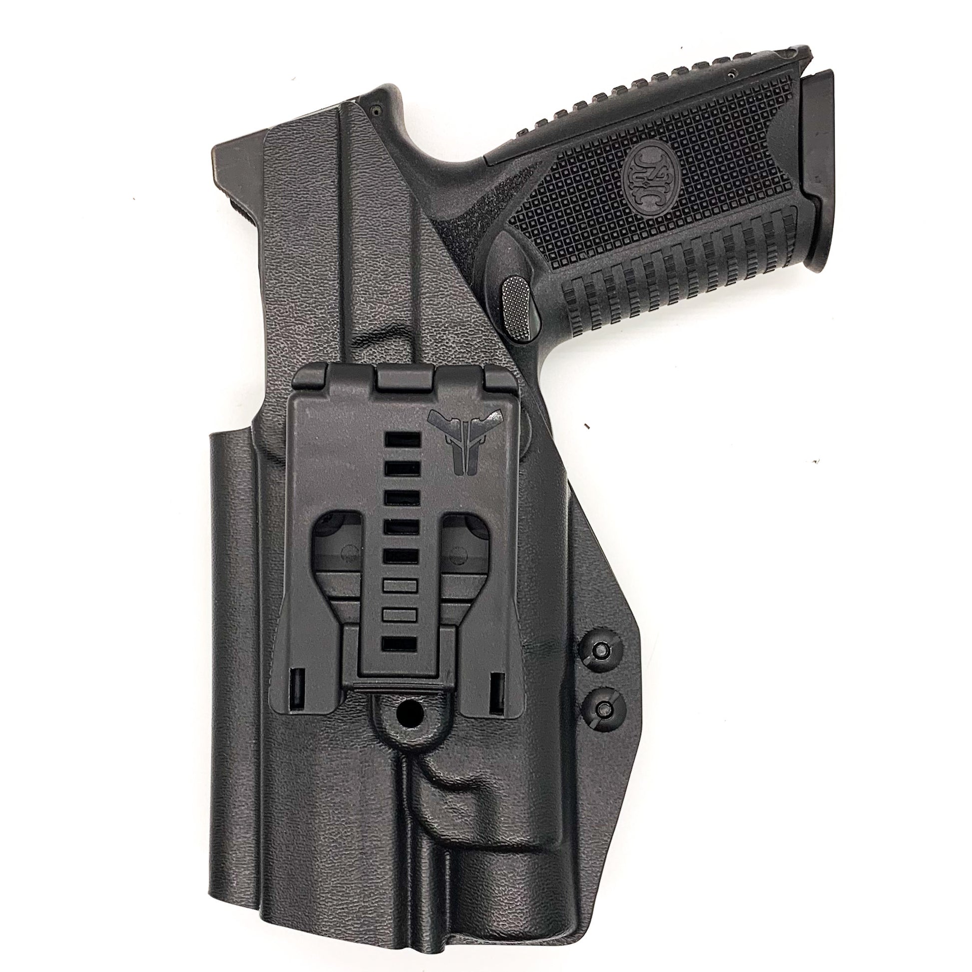 For the best Outside Waistband OWB Holster for the FN 509 Tactical with the Streamlight TLR-1 or TLR-1 HL weapon-mounted light, shop Four Brothers Holsters.