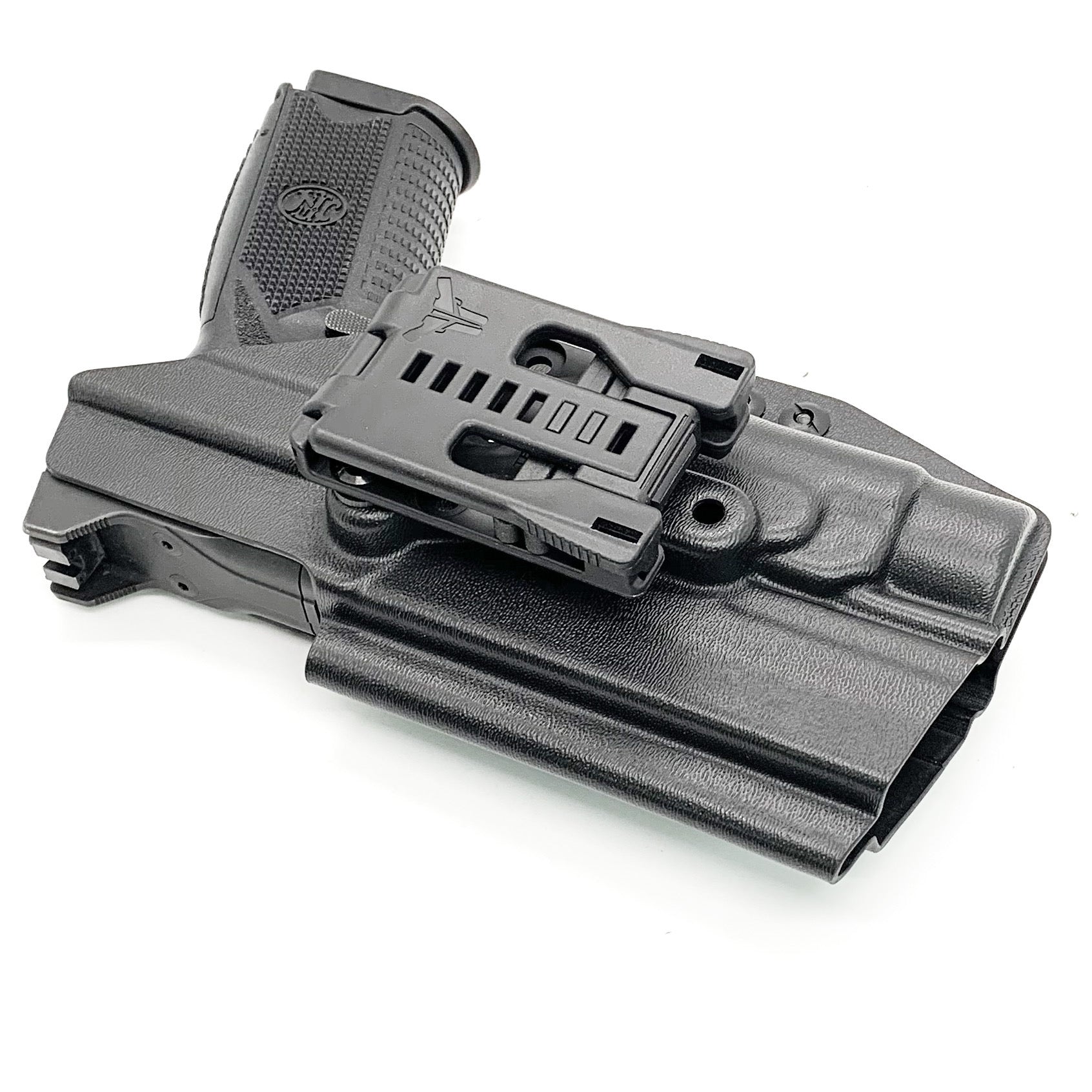 For the best Outside Waistband OWB Holster for the FN 509 Tactical with the Streamlight TLR-1 or TLR-1 HL weapon-mounted light, shop Four Brothers Holsters.