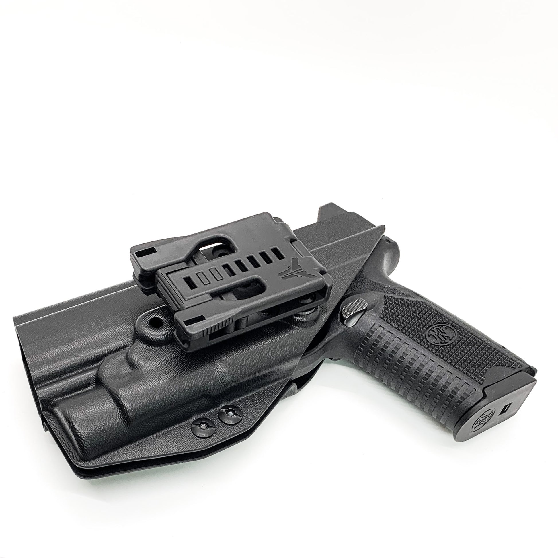 For the best Outside Waistband OWB Holster for the FN 509 Tactical with the Streamlight TLR-1 or TLR-1 HL weapon-mounted light, shop Four Brothers Holsters.