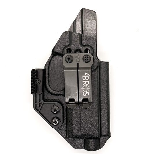 For the best IWB Kydex Inside Waistband Holster for the FN 509 standard and 509 Tactical pistols with 5.00" Apex slide, shop Four Brothers 4BROS Holsters