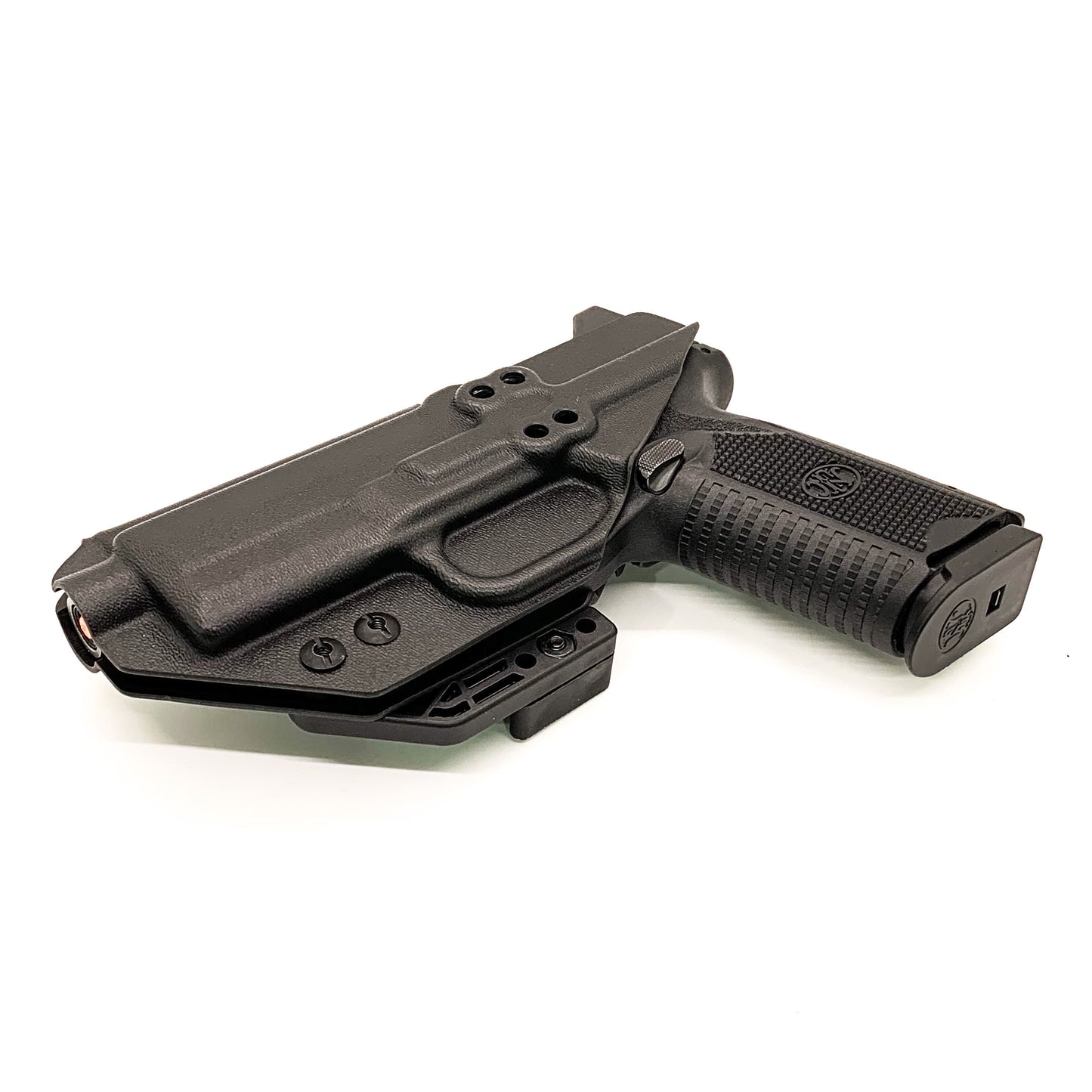 For the best IWB Kydex Inside Waistband Holster for the FN 509 standard and 509 Tactical pistols with 5.00" Apex slide, shop Four Brothers 4BROS Holsters