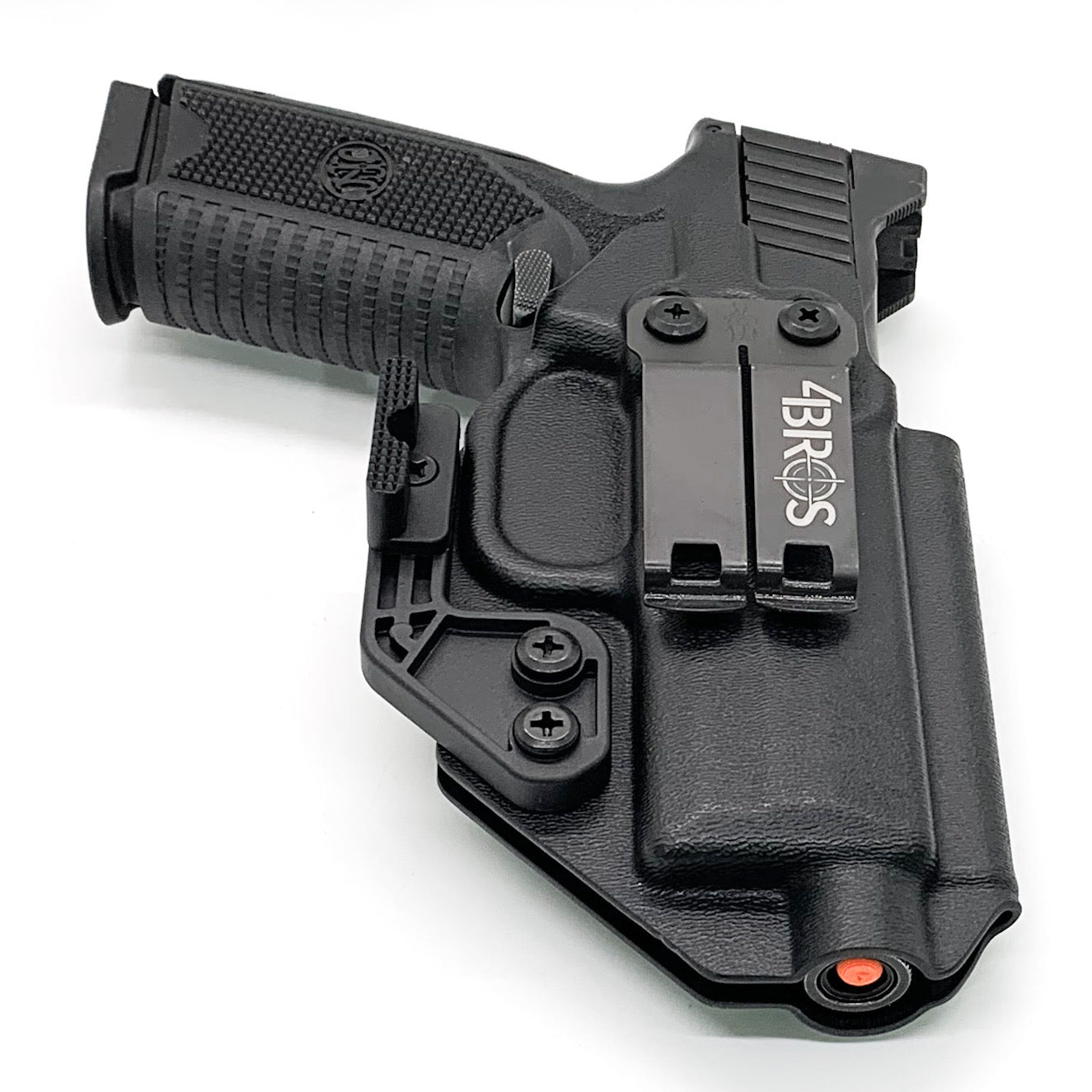 For the best IWB Kydex Inside Waistband Holster for the FN 509 standard and 509 Tactical pistols with 5.00" Apex slide, shop Four Brothers 4BROS Holsters