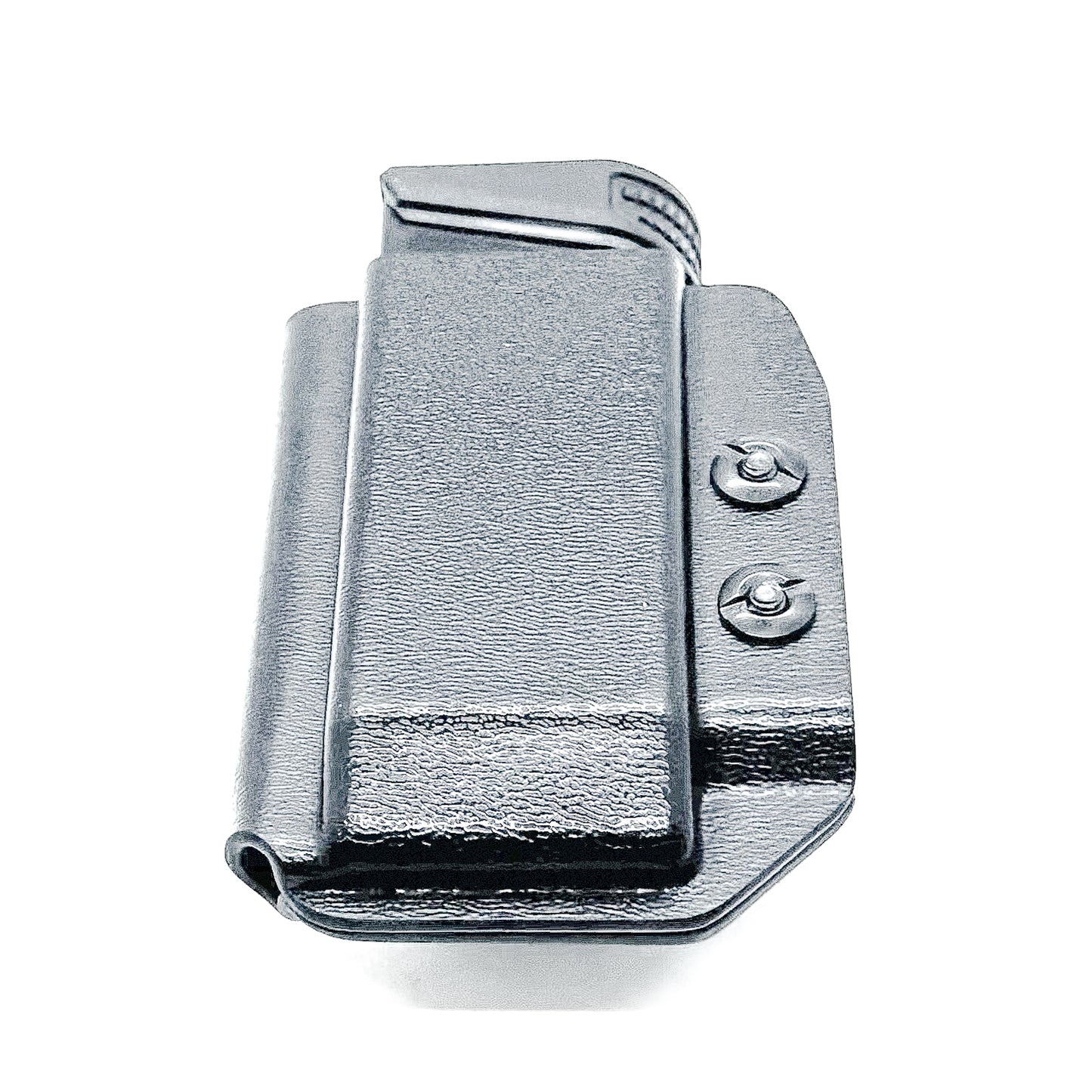 Black Kydex IWB AIWB appendix inside waistband magazine pouch for FN Reflex from Four Brothers Holsters. Proudly made in the USA.