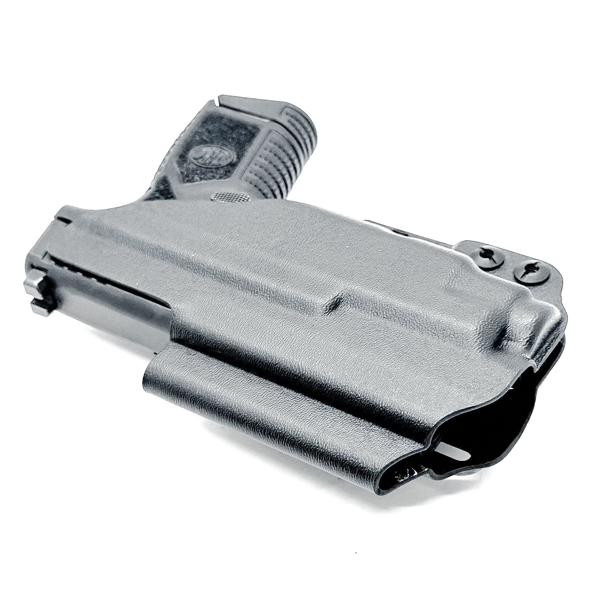 FN Reflex IWB holster with Streamlight TLR-7 Sub GL mounted, shown in right-hand configuration with full sweat guard and precision-formed Kydex design.