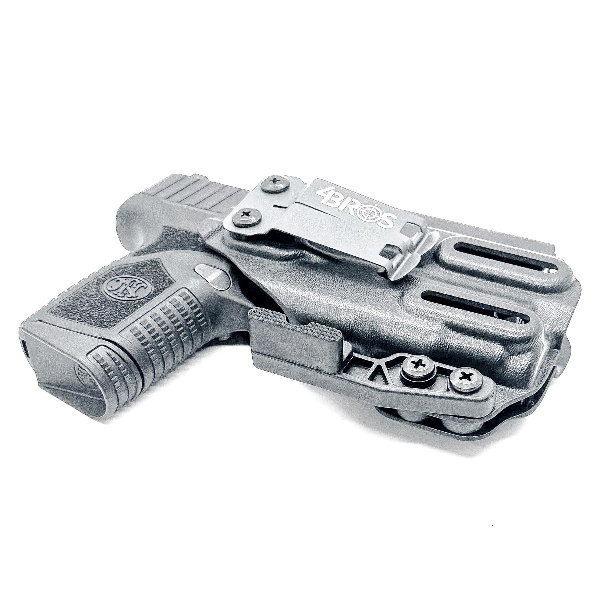 FN Reflex IWB holster with Streamlight TLR-7 Sub GL mounted, shown in right-hand configuration with full sweat guard and precision-formed Kydex design.