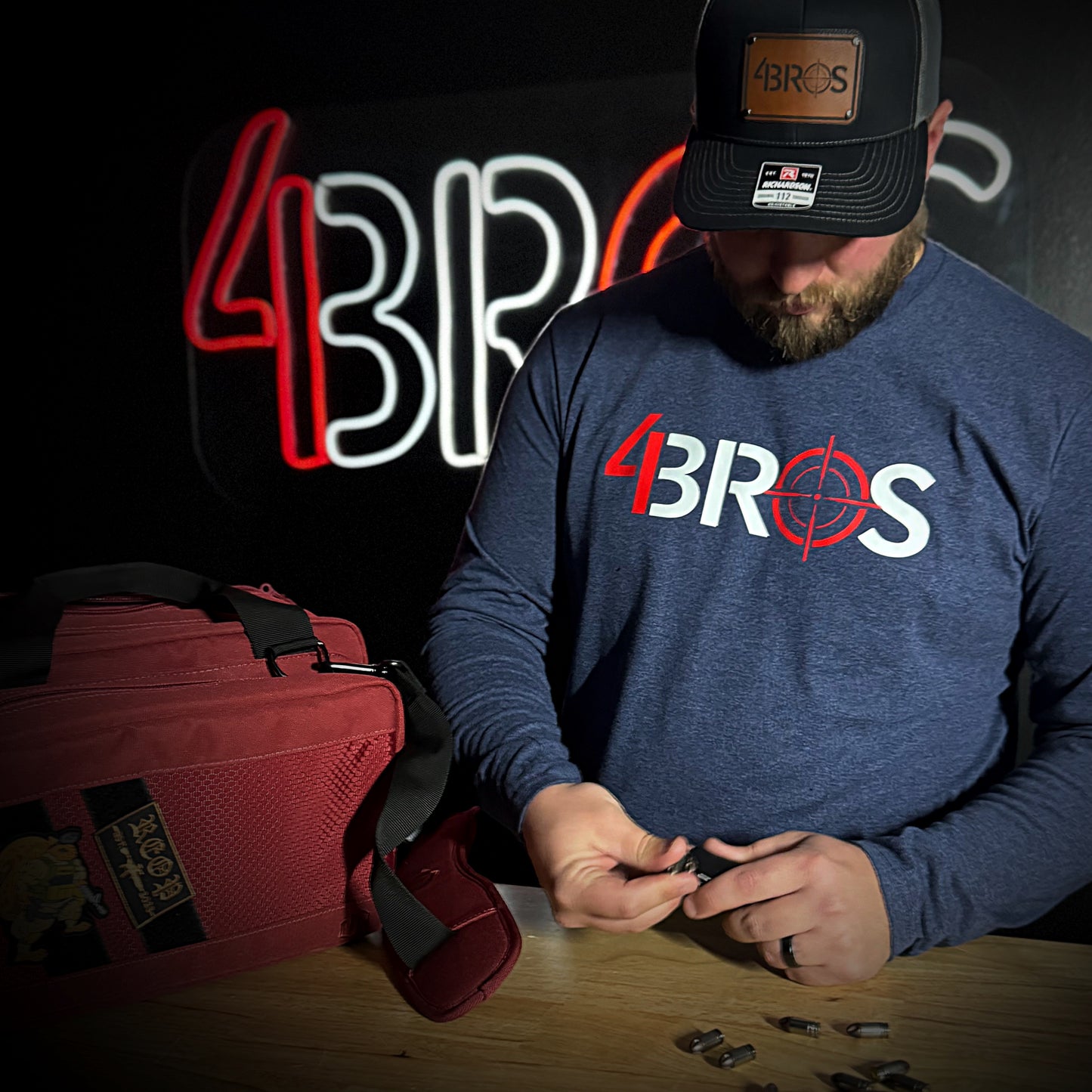 The Four Brothers Holsters 4Bros Trucker Hat isn't your most expensive, stay-at-home, clean-for-the-weekend hat. It is intended to be your everyday carry hat.
