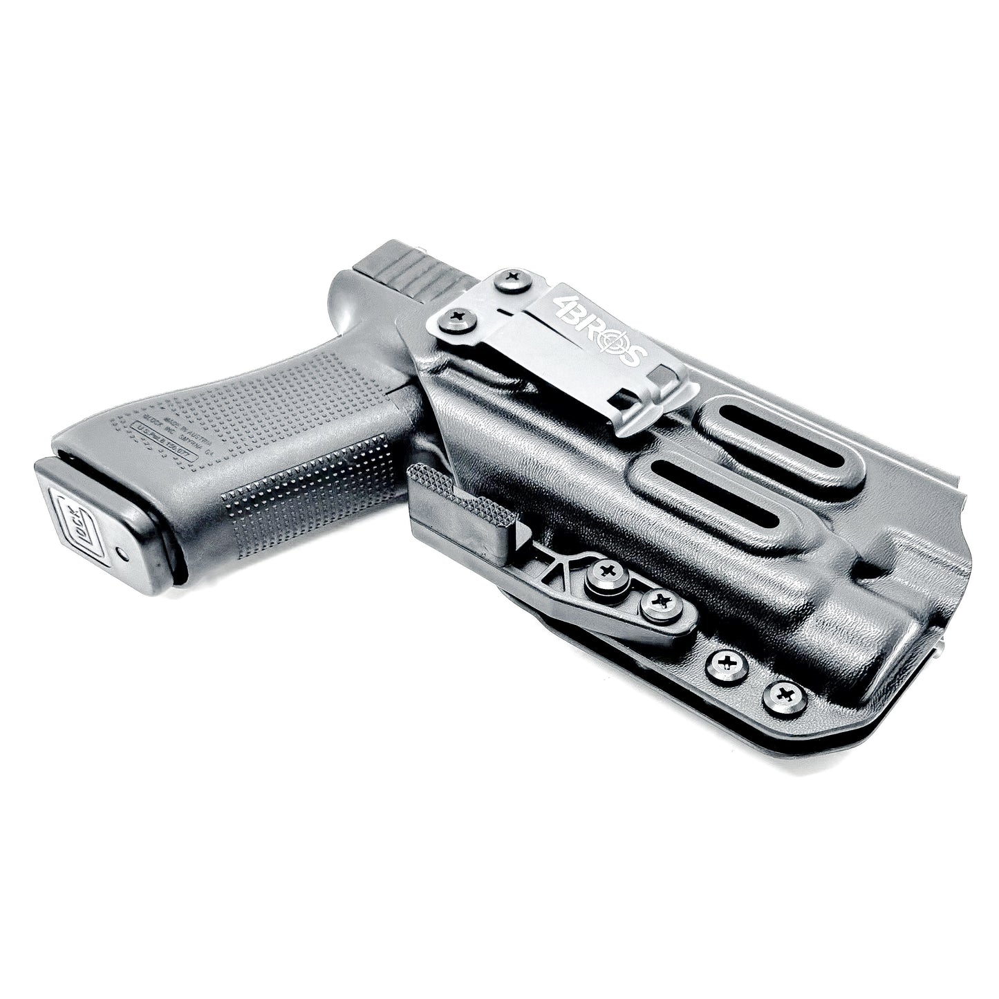 Precision-fit IWB holster for Glock 17 and 47 with Streamlight TLR-1 HL-X. Red dot compatible, Modwing ready, adjustable retention, and proudly made in the USA.