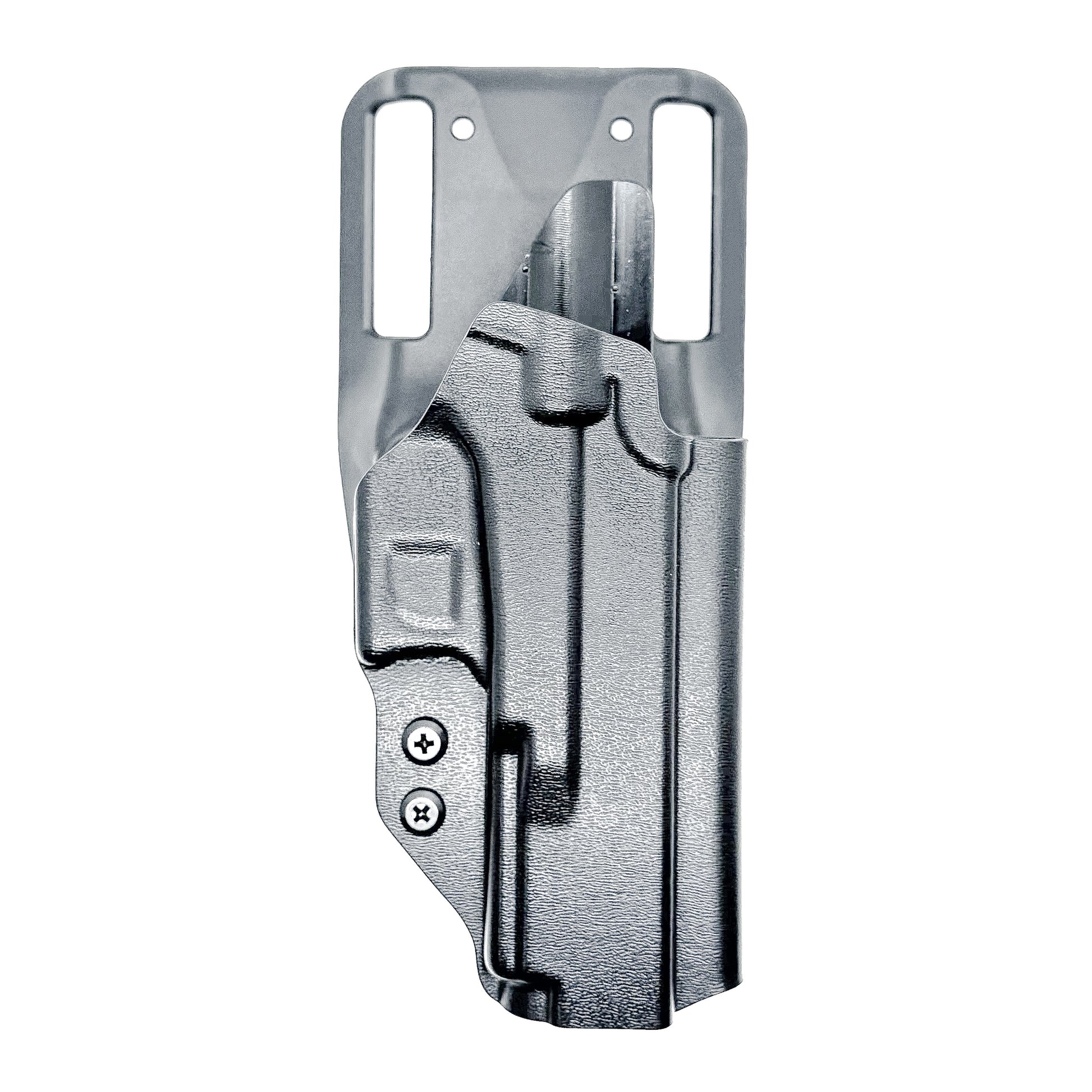 Glock competition OWB holster with drop and offset mount, fits Glock 17, 19, 22, 23, 45, and 47 Gen 5, red dot compatible, made in the USA by Four Brothers Holsters