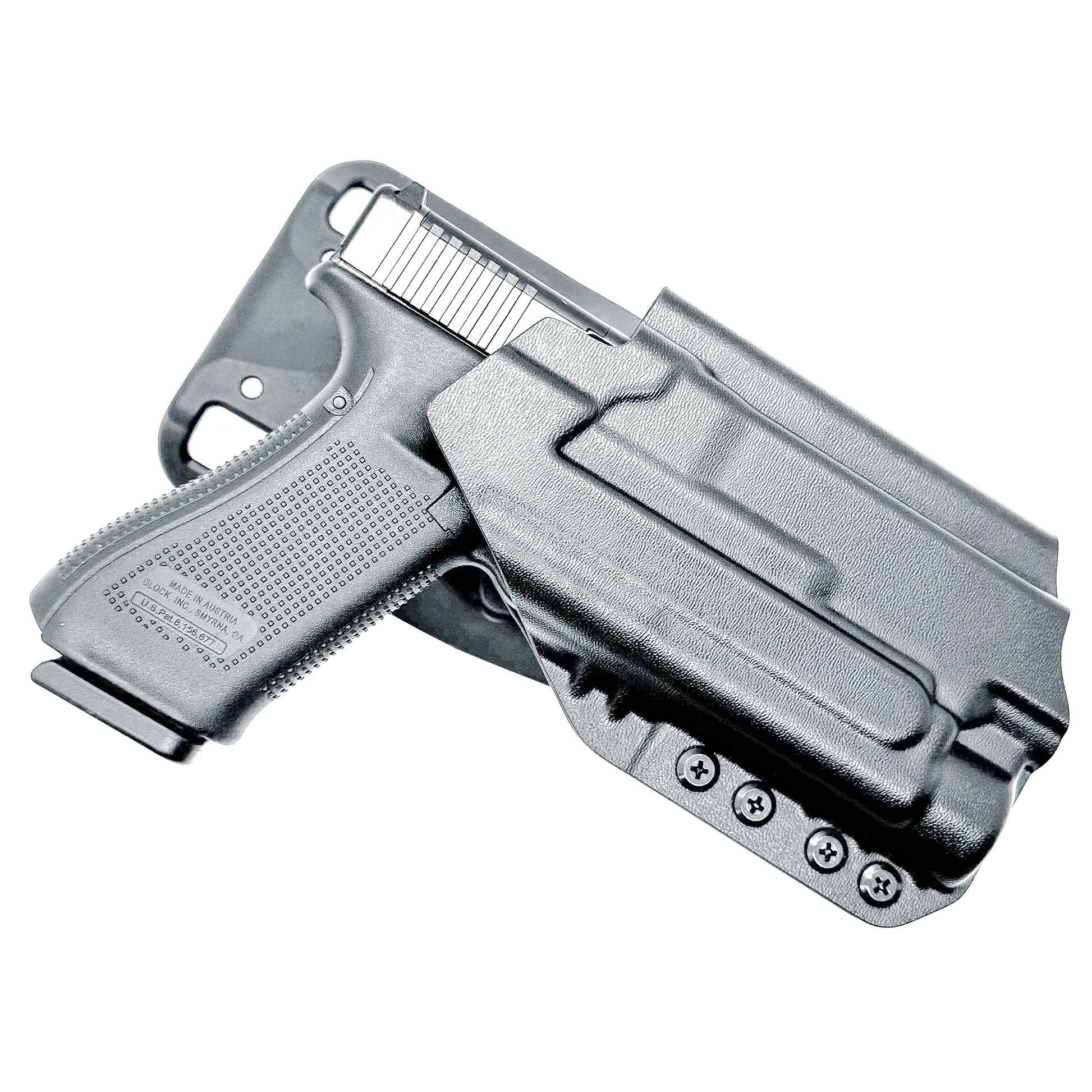 OWB, Outside Waistband light duty & competition holster for Glock 17 & 47 with Streamlight TLR-1 HL-X. Red dot ready, optic and barrel compatible. Made in USA.