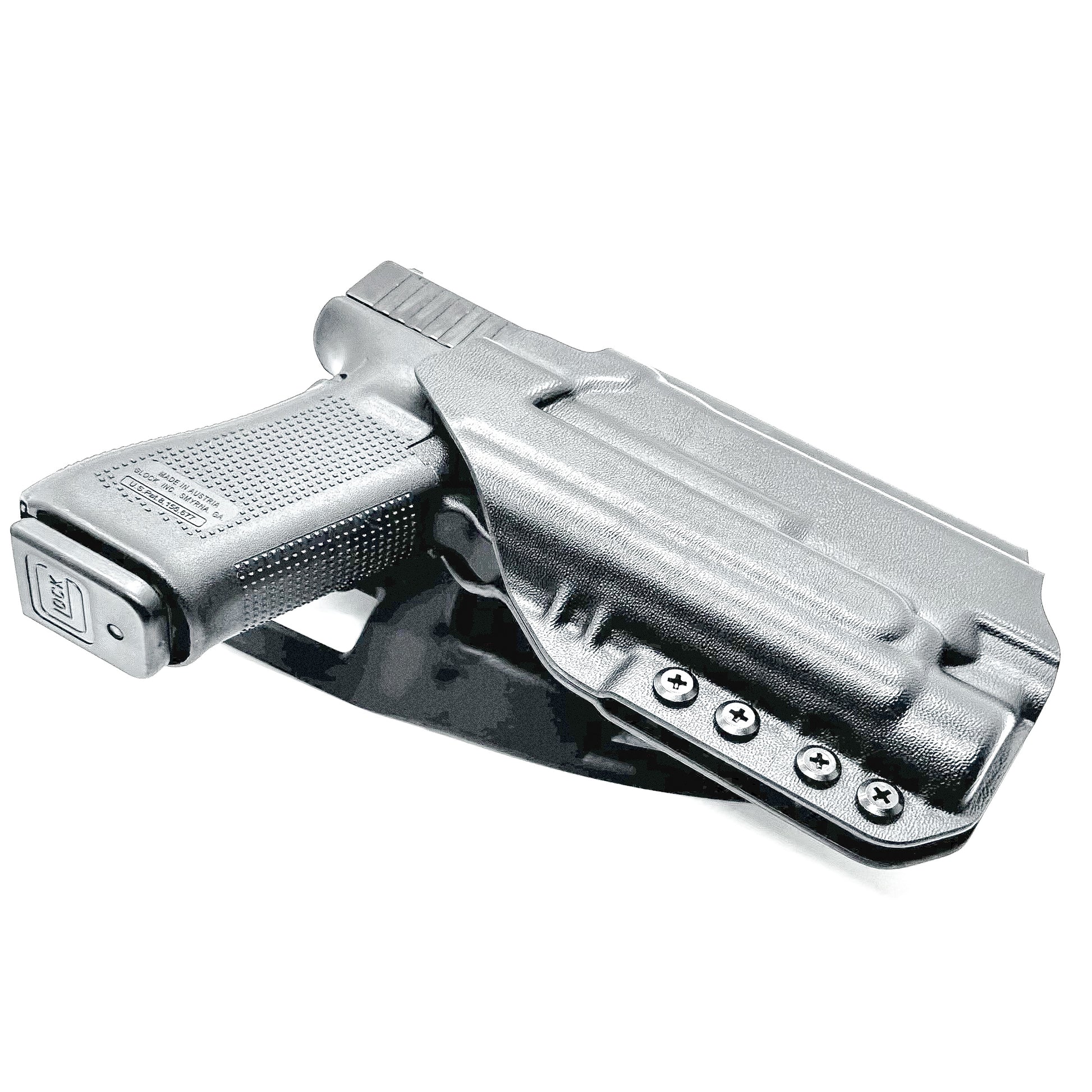 OWB, Outside Waistband light duty & competition holster for Glock 17 & 47 with Streamlight TLR-1 HL-X. Red dot ready, optic and barrel compatible. Made in USA.