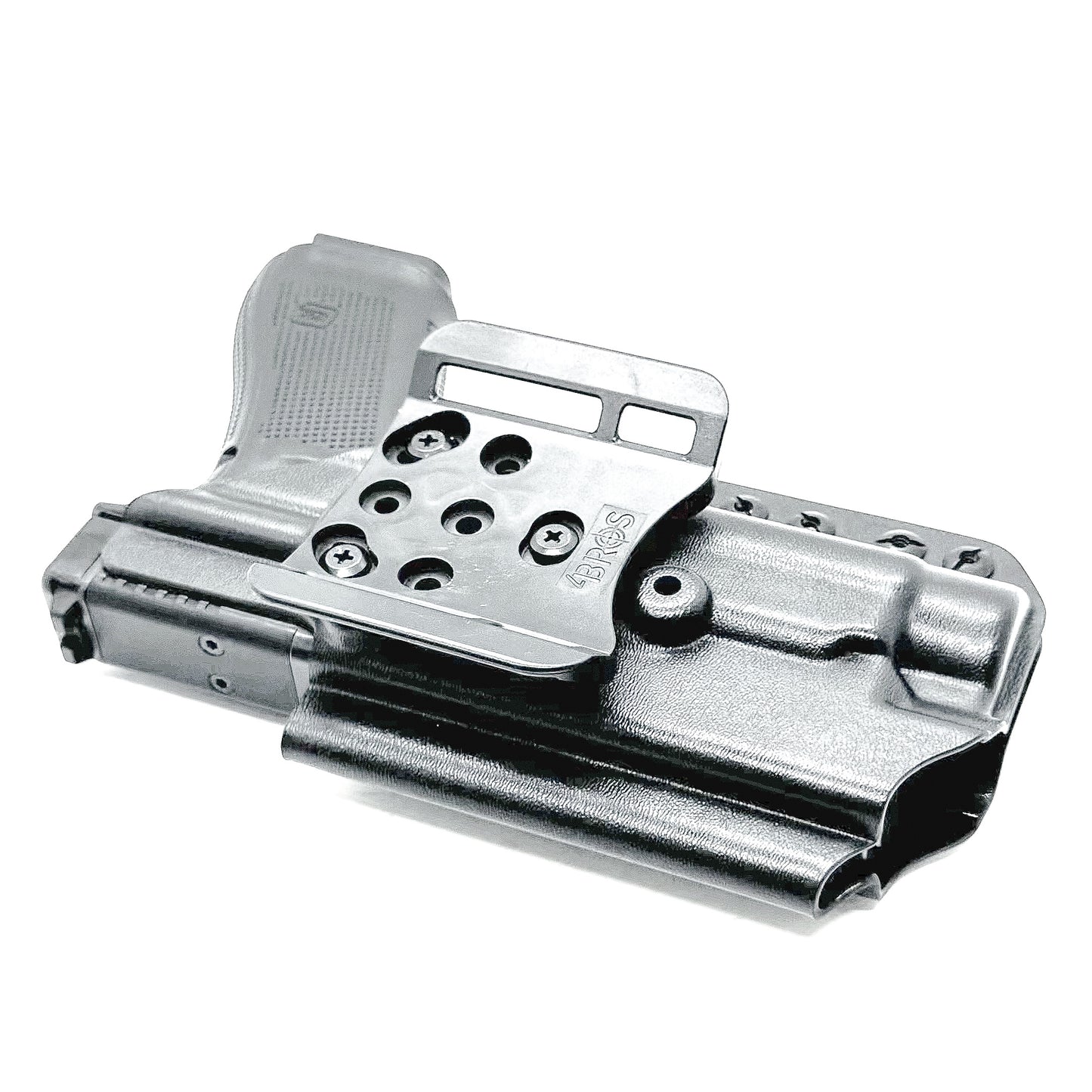 Outside Waistband (OWB) holster for Glock 17 & 47 with Streamlight TLR-1 HL-X. Built for duty and competition. Red dot ready, open muzzle, and made in the USA.