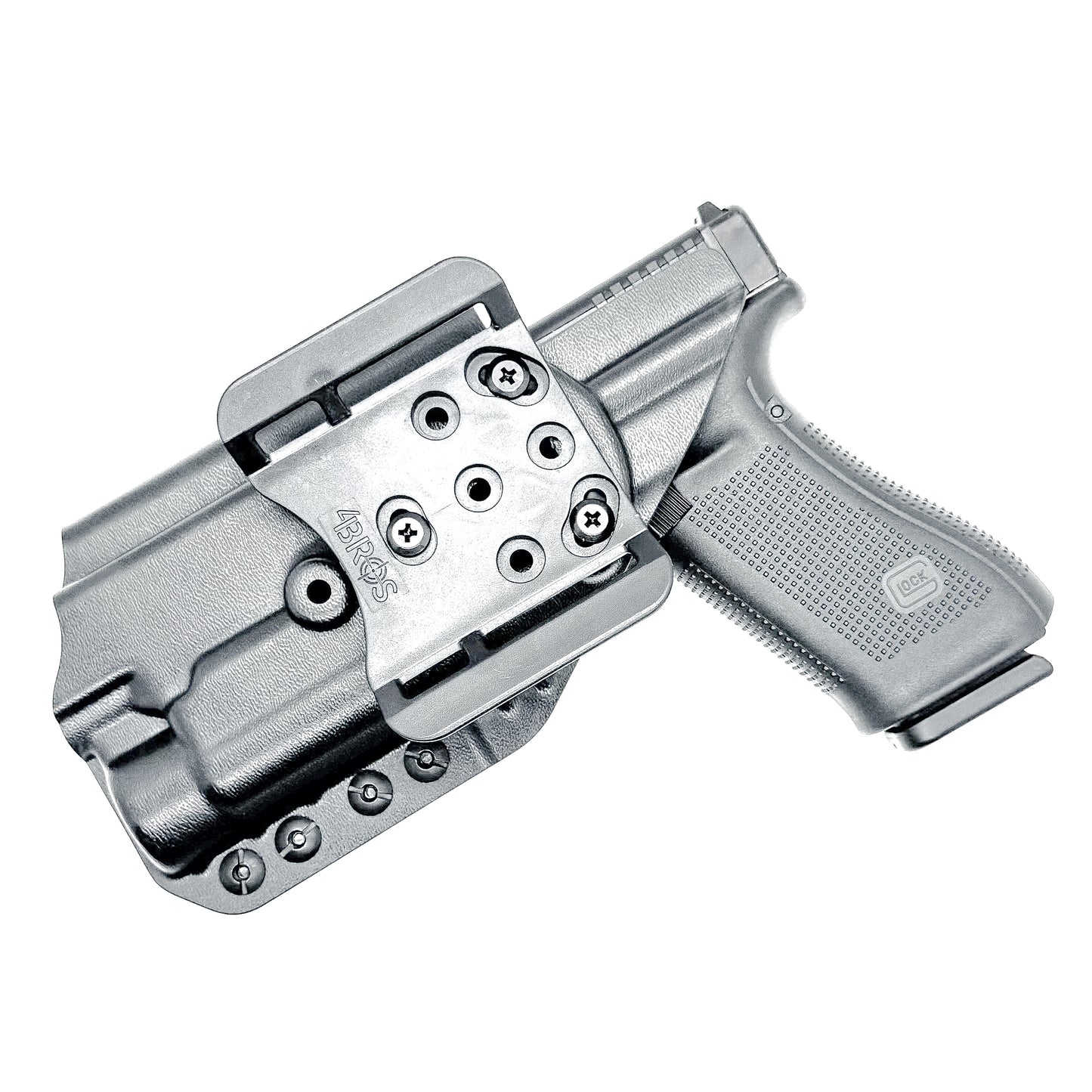 Outside Waistband (OWB) holster for Glock 17 & 47 with Streamlight TLR-1 HL-X. Built for duty and competition. Red dot ready, open muzzle, and made in the USA.