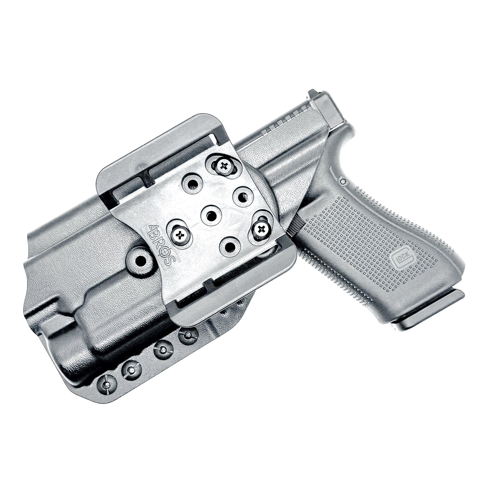 Outside Waistband (OWB) holster for Glock 17 & 47 with Streamlight TLR-1 HL-X. Built for duty and competition. Red dot ready, open muzzle, and made in the USA.