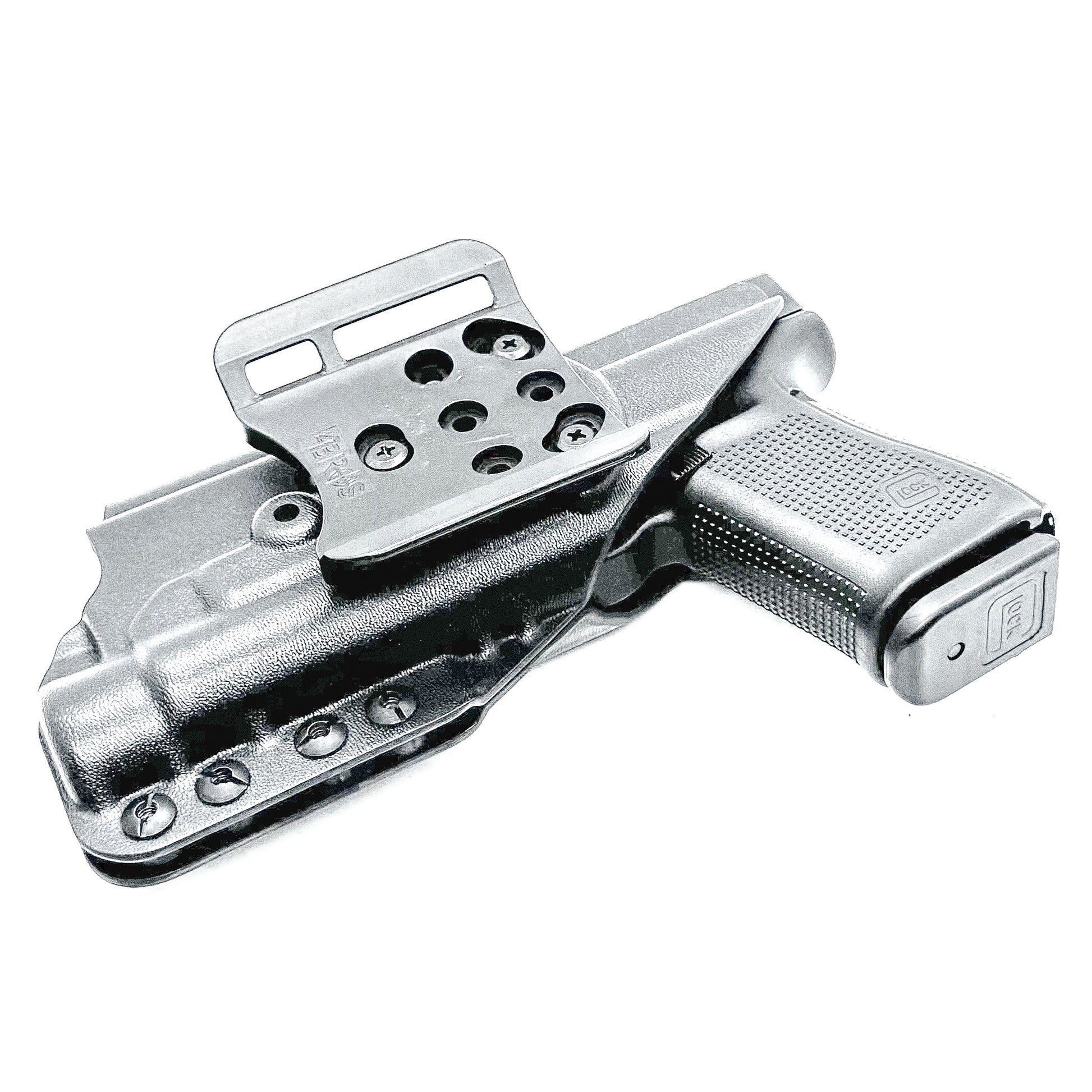 Outside Waistband OWB Holster for the Glock 19, 19X & 45 Gen 5 pistols & Streamlight TLR-1 HL weapon-mounted light from Four Brothers Holsters.