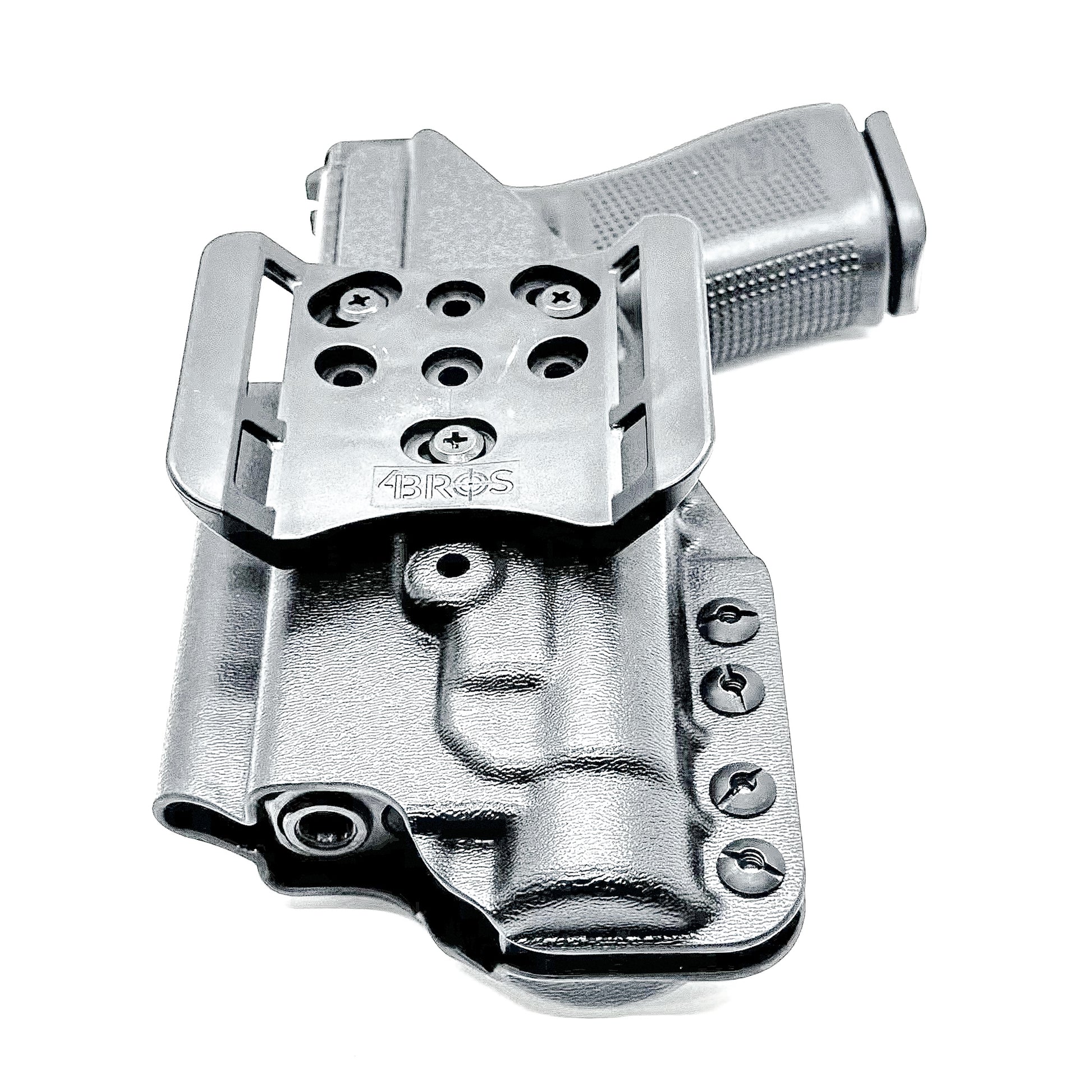 Outside Waistband OWB Holster for the Glock 19, 19X & 45 Gen 5 pistols & Streamlight TLR-1 HL weapon-mounted light from Four Brothers Holsters.