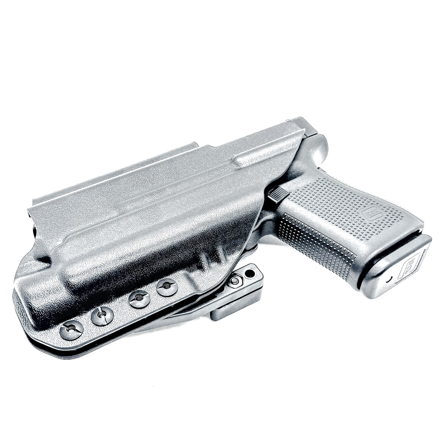 IWB holster for Glock 19 and 45 with Streamlight TLR-1 HL-X. Red dot compatible, Modwing ready, adjustable retention, and proudly made in the USA