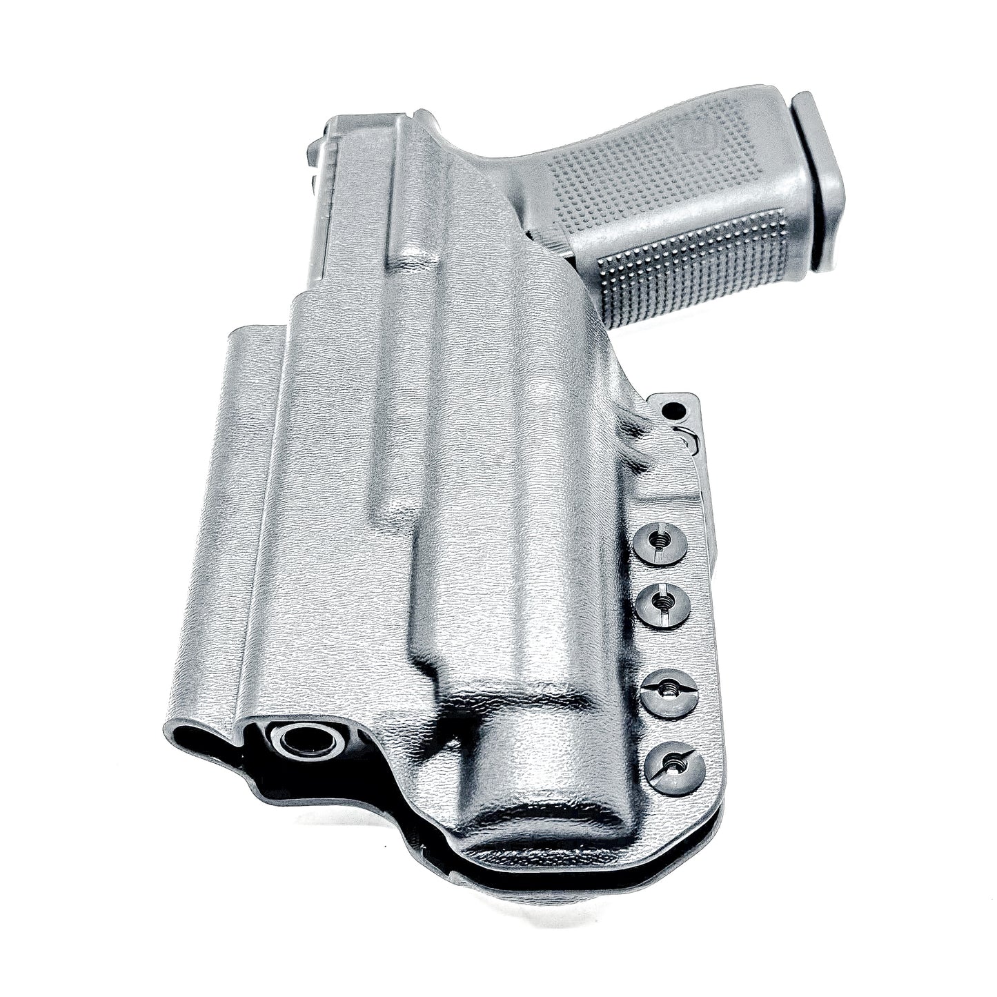 IWB holster for Glock 19 and 45 with Streamlight TLR-1 HL-X. Red dot compatible, Modwing ready, adjustable retention, and proudly made in the USA