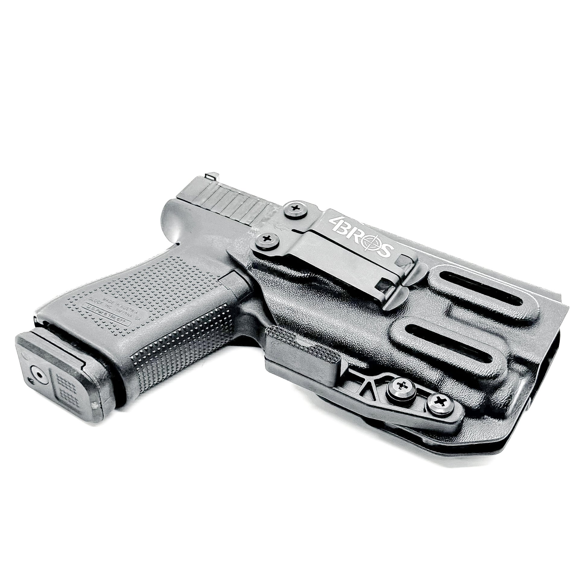 angled resting interior view of Glock 19 & TLR-7 X/A IWB Holster