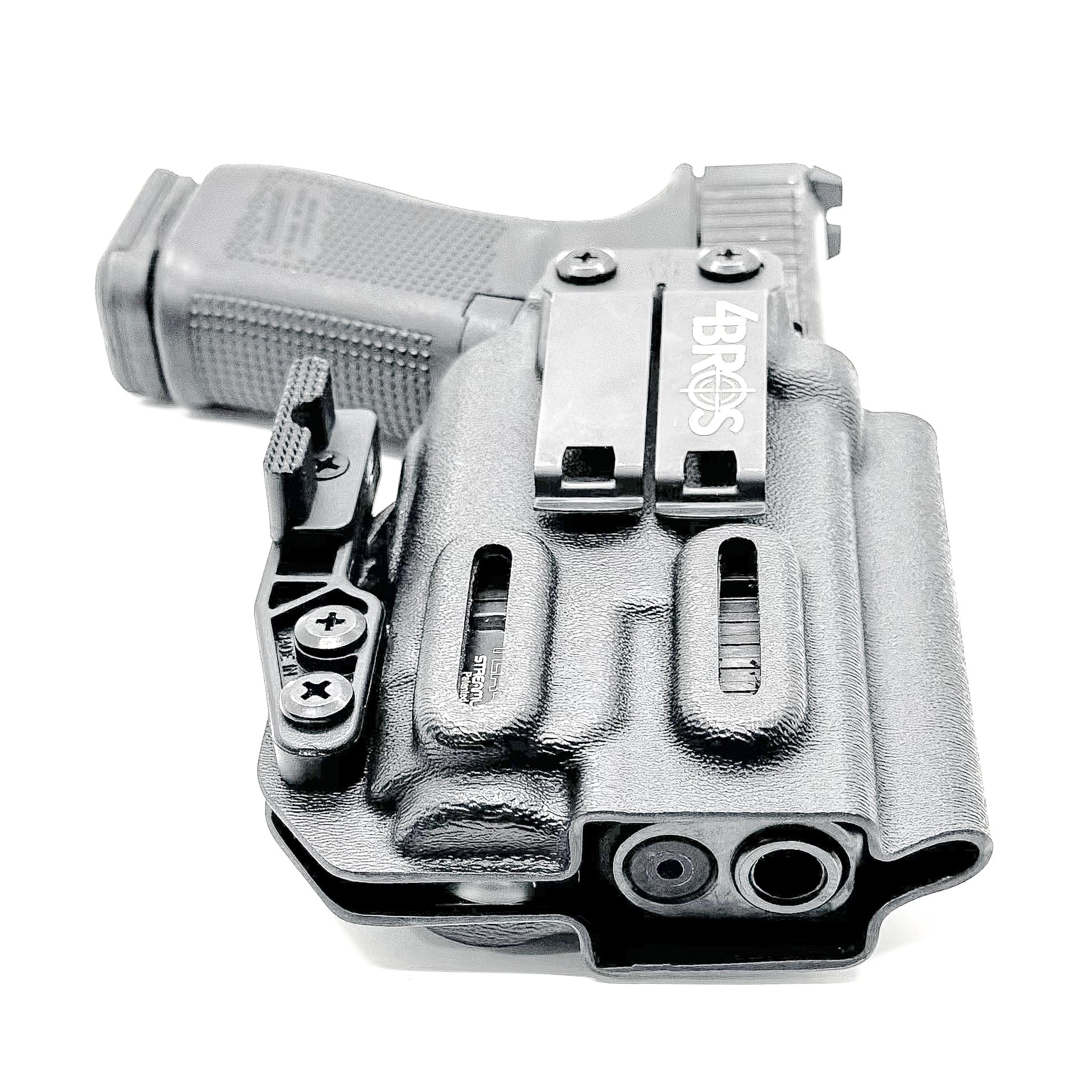 interior open end of Glock 19 & TLR-7 X/A IWB Holster