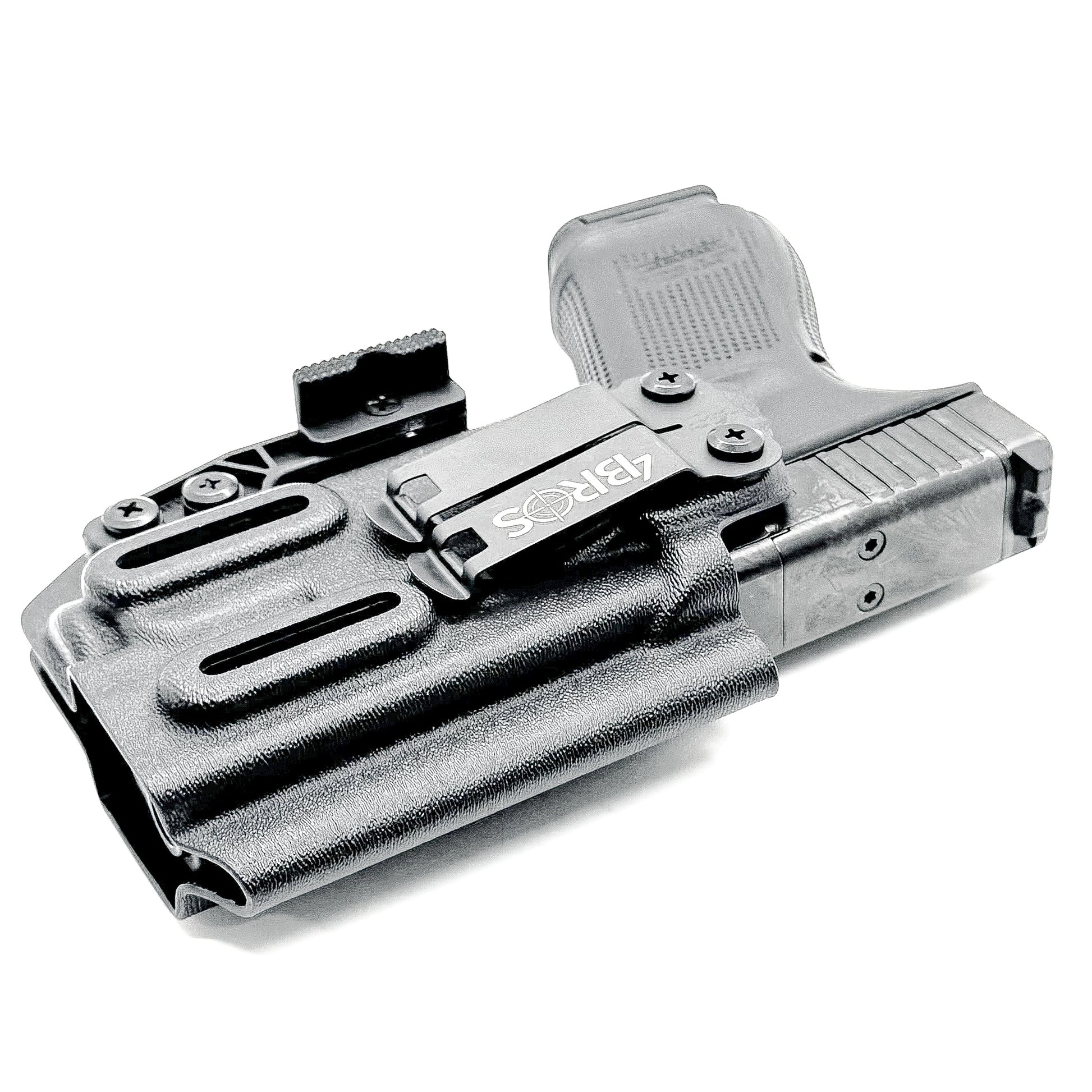 upside down interior of Glock 19 & TLR-7 X/A IWB Holster