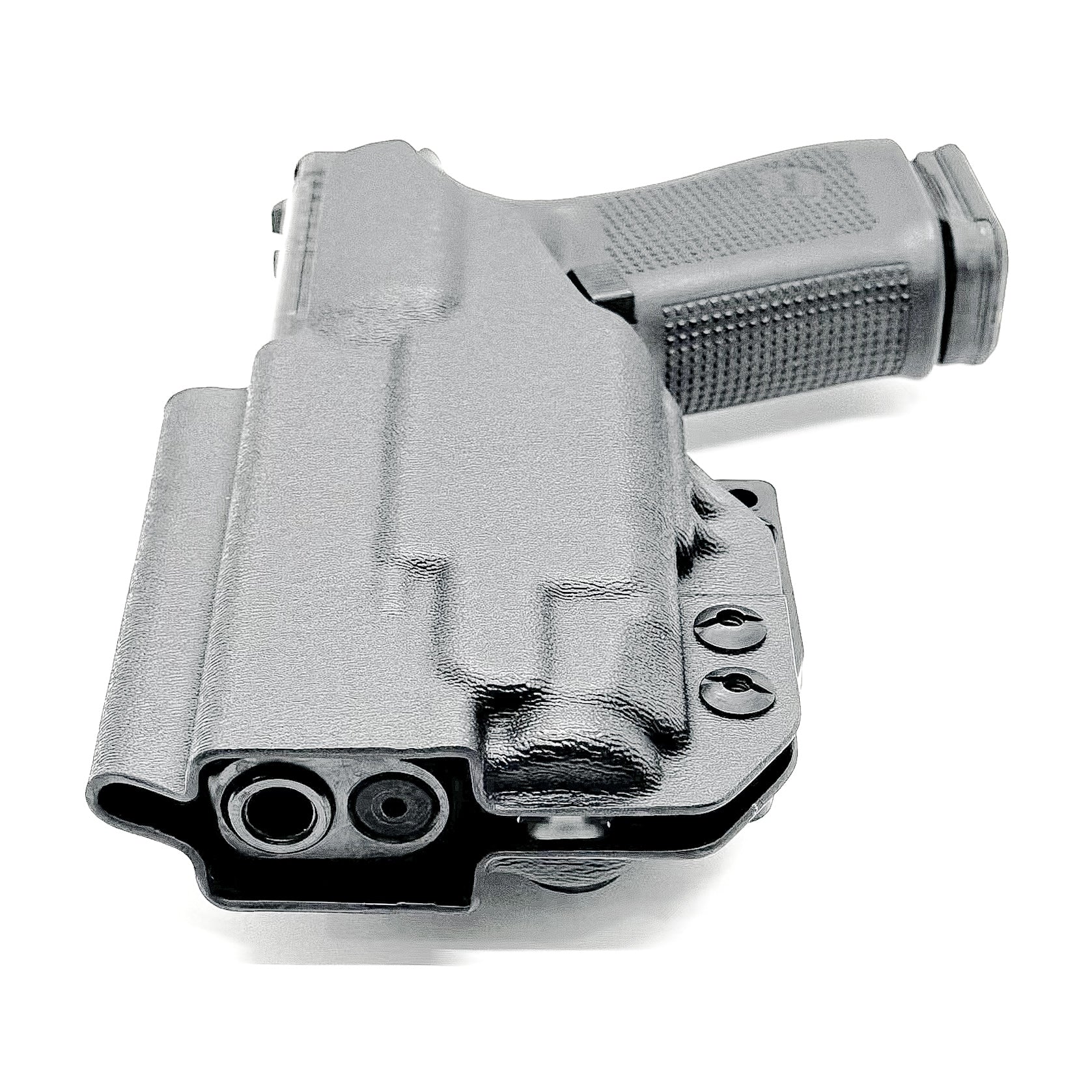 sheathed view of Glock 19 & TLR-7 X/A IWB Holster