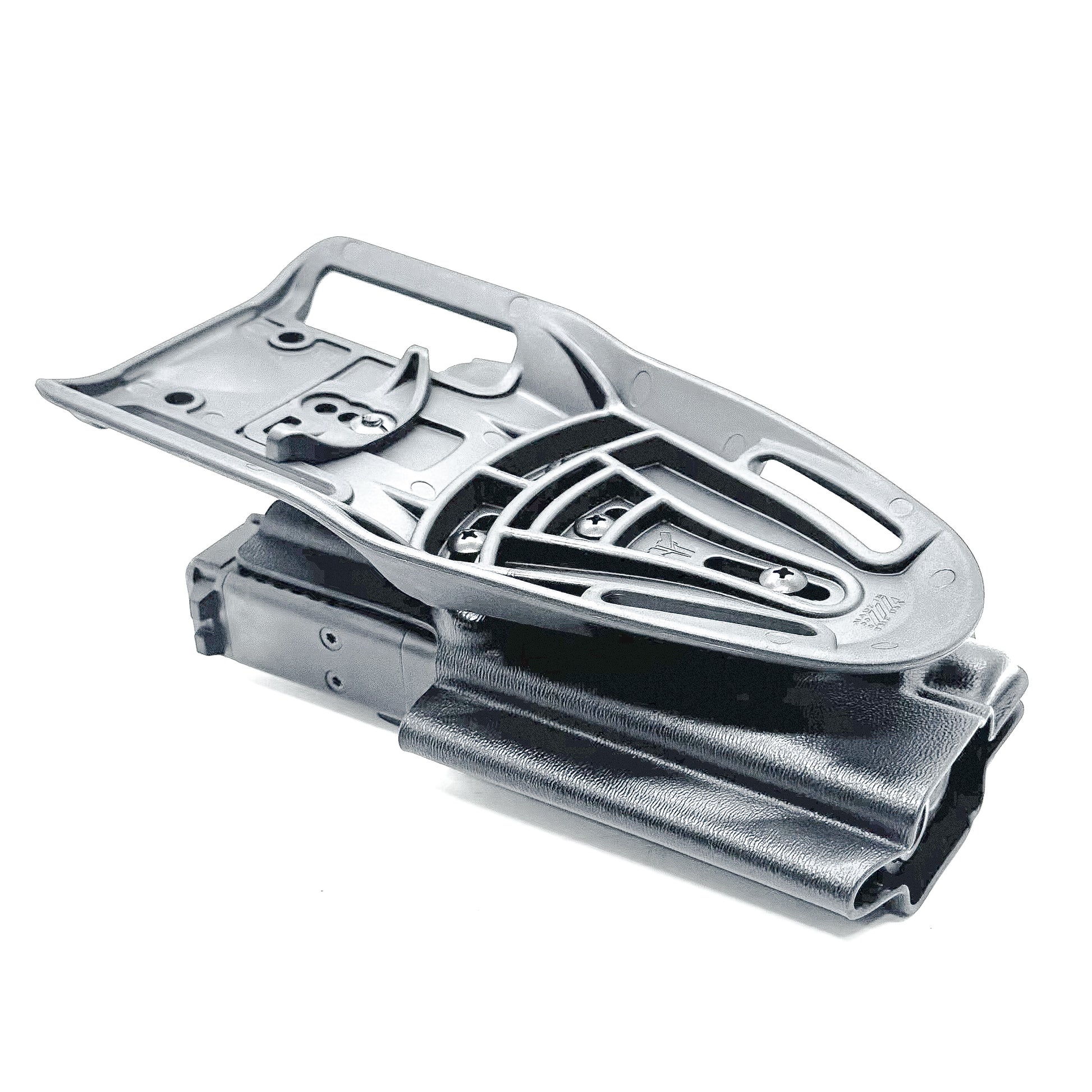 Duty & Competition holster for Glock 19, 19X & 45 with Nightstick TCM-10 or TCM-15 in Black with Duty Drop