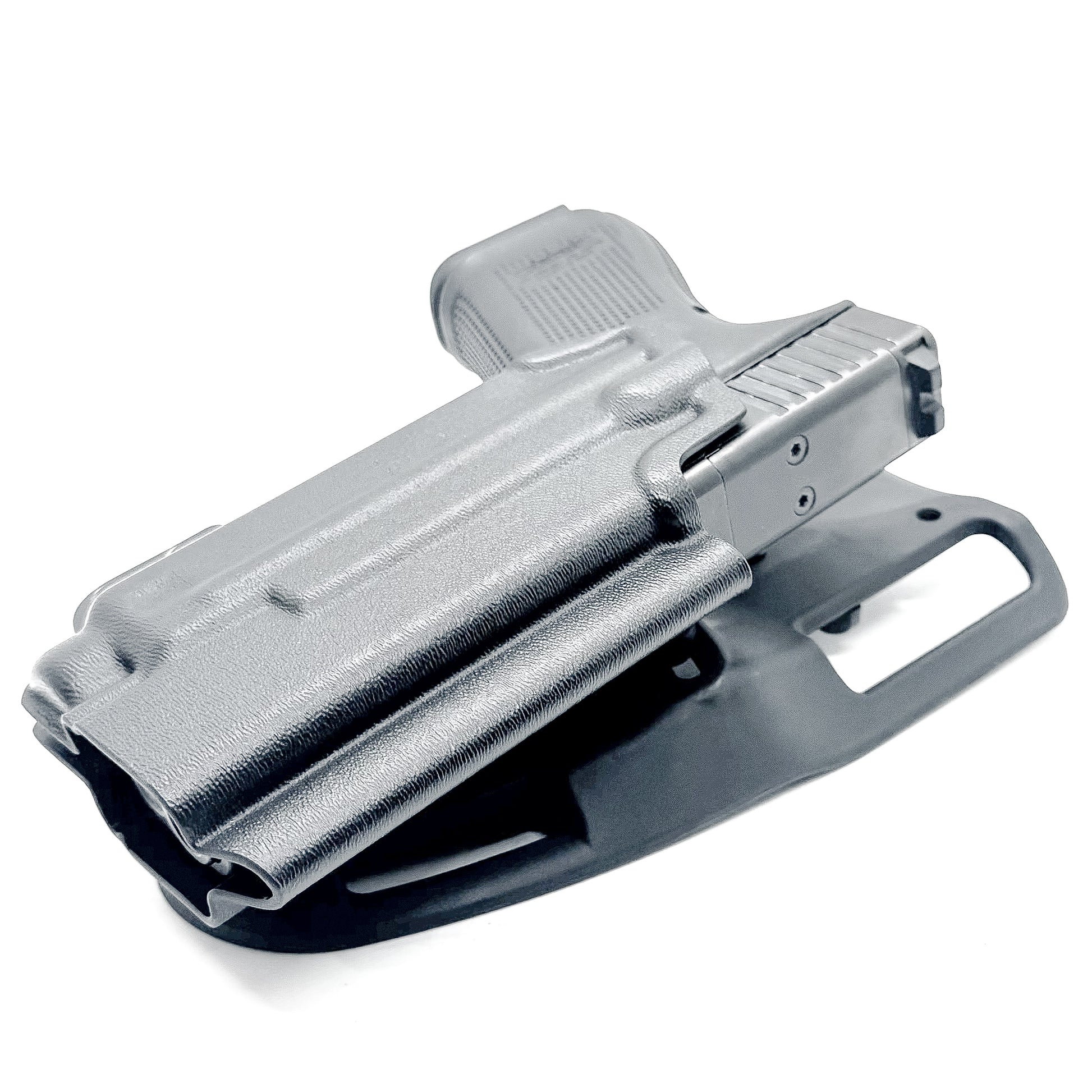 Duty & Competition holster for Glock 19, 19X & 45 with Nightstick TCM-10 or TCM-15 in Black with Duty Drop