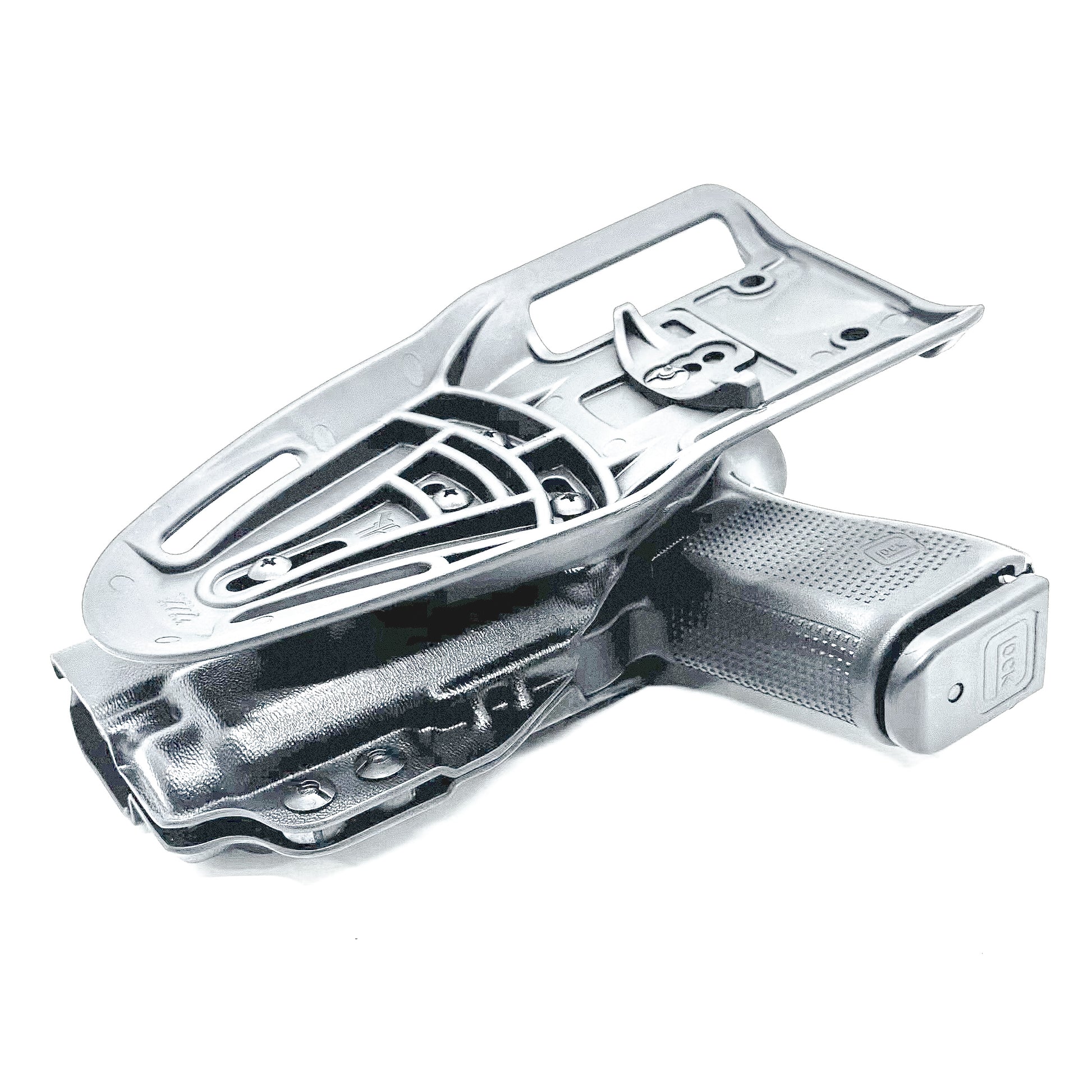 Duty & Competition holster for Glock 19, 19X & 45 with Nightstick TCM-10 or TCM-15 in Black with Duty Drop