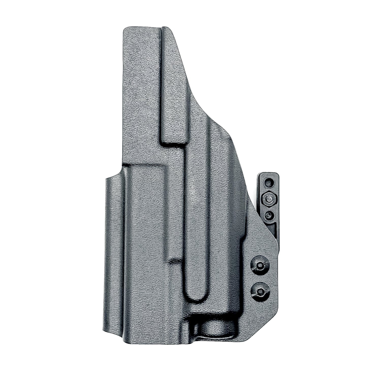 For the best IWB Kydex Inside Waistband Holster for the Glock 19, 23, 32, 19X, or 45 & Nightstick TCM-550XL or TCM-550XLS shop Four Brothers 4BROS Holsters.
