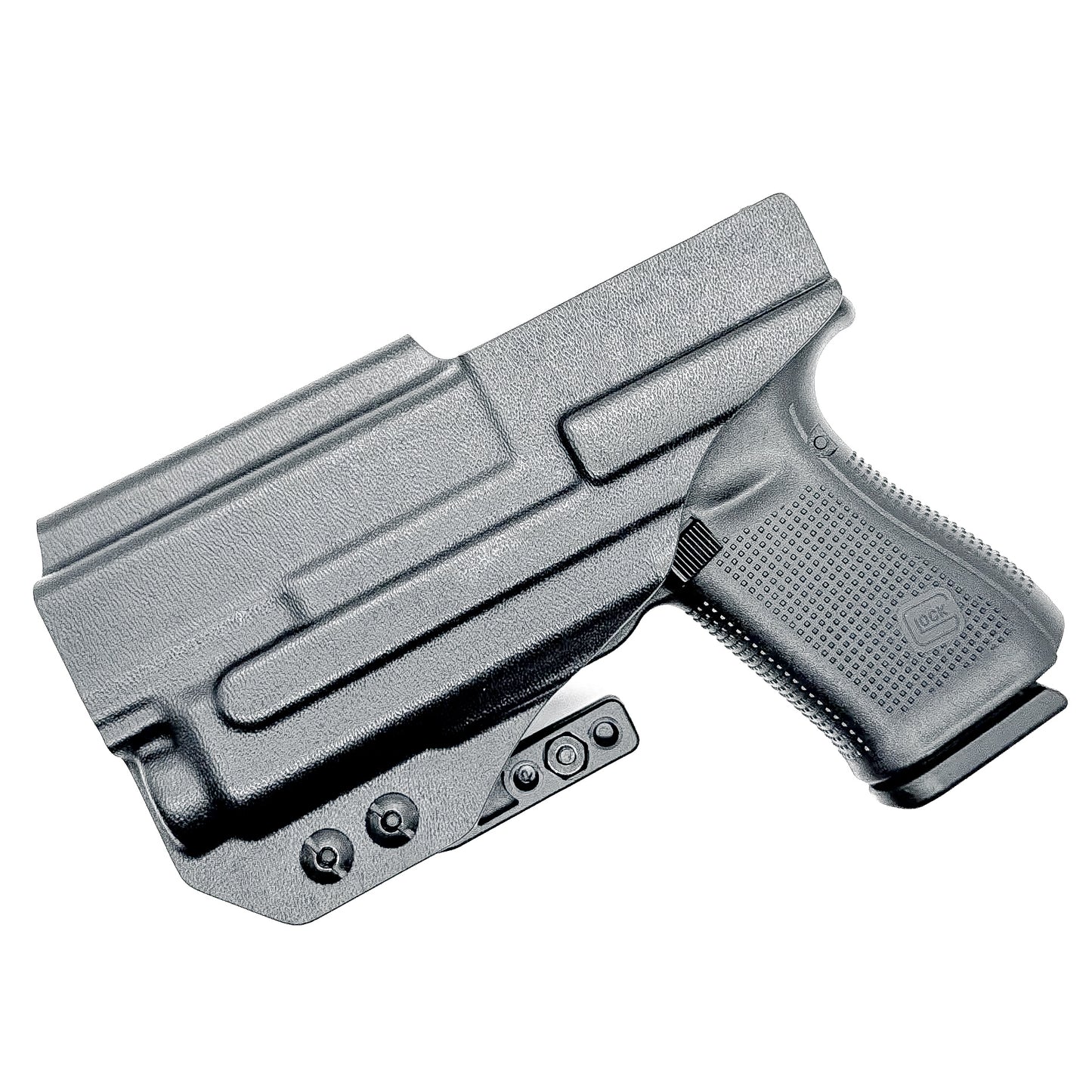 For the best IWB Kydex Inside Waistband Holster for the Glock 19, 23, 32, 19X, or 45 & Nightstick TCM-550XL or TCM-550XLS shop Four Brothers 4BROS Holsters.