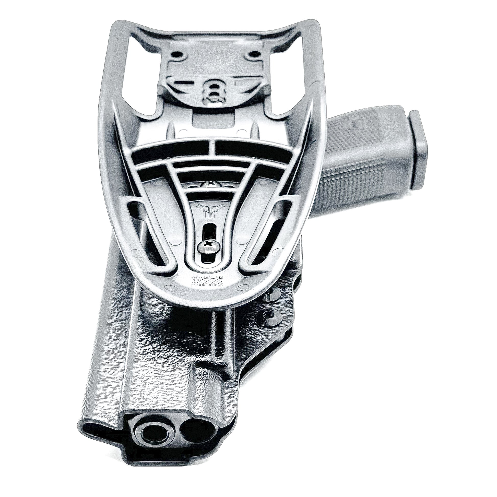 Black Outside Waistband OWB Glock 34 Generation Gen 5, Duty & Competition Style Kydex Holster from Four Brothers 4BROS Holsters. Made in the USA.