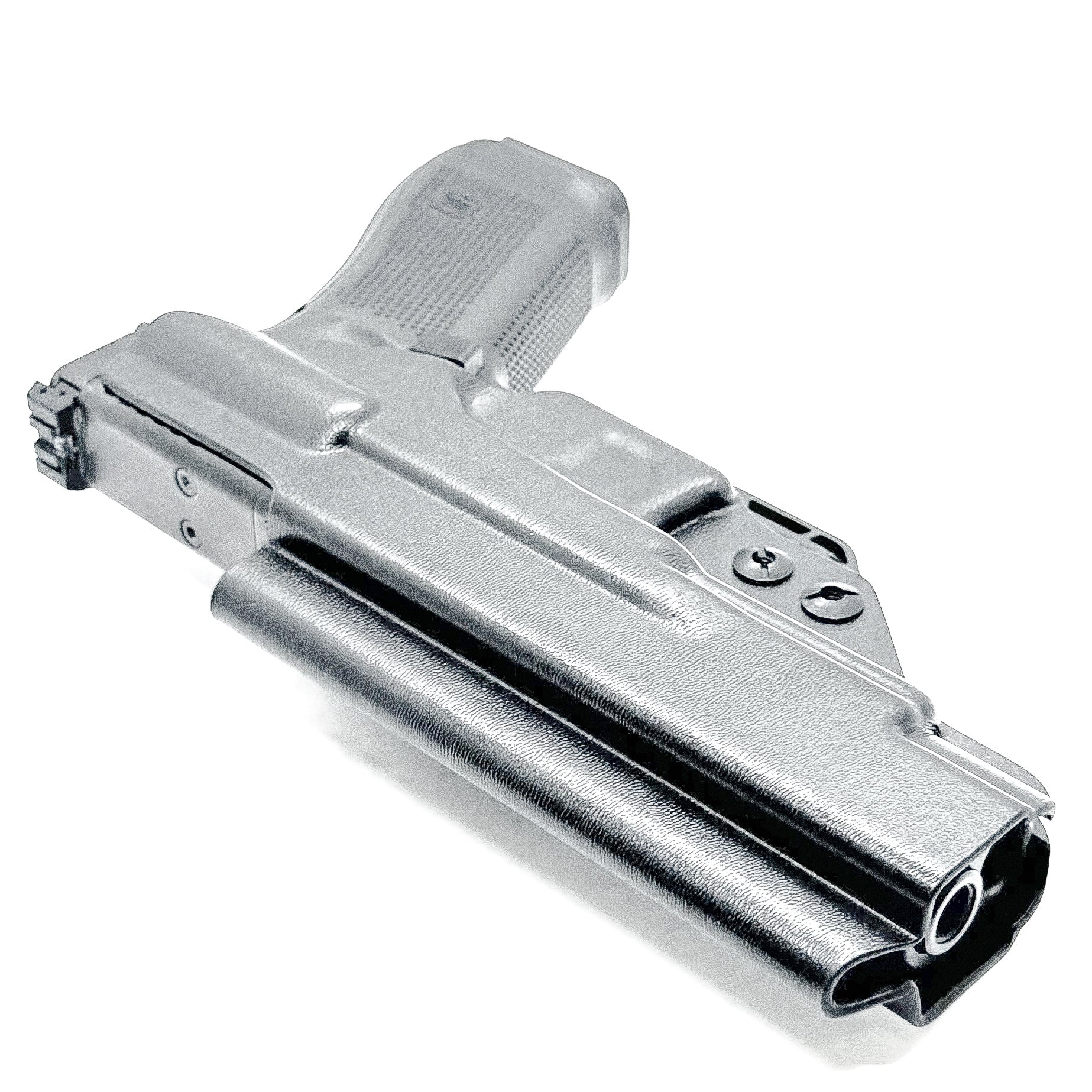 Black IWB Kydex Inside Waistband Concealment Holster for the Glock 34 Gen 5 handgun from Four Brothers 4BROS Holsters. Proudly made in the USA