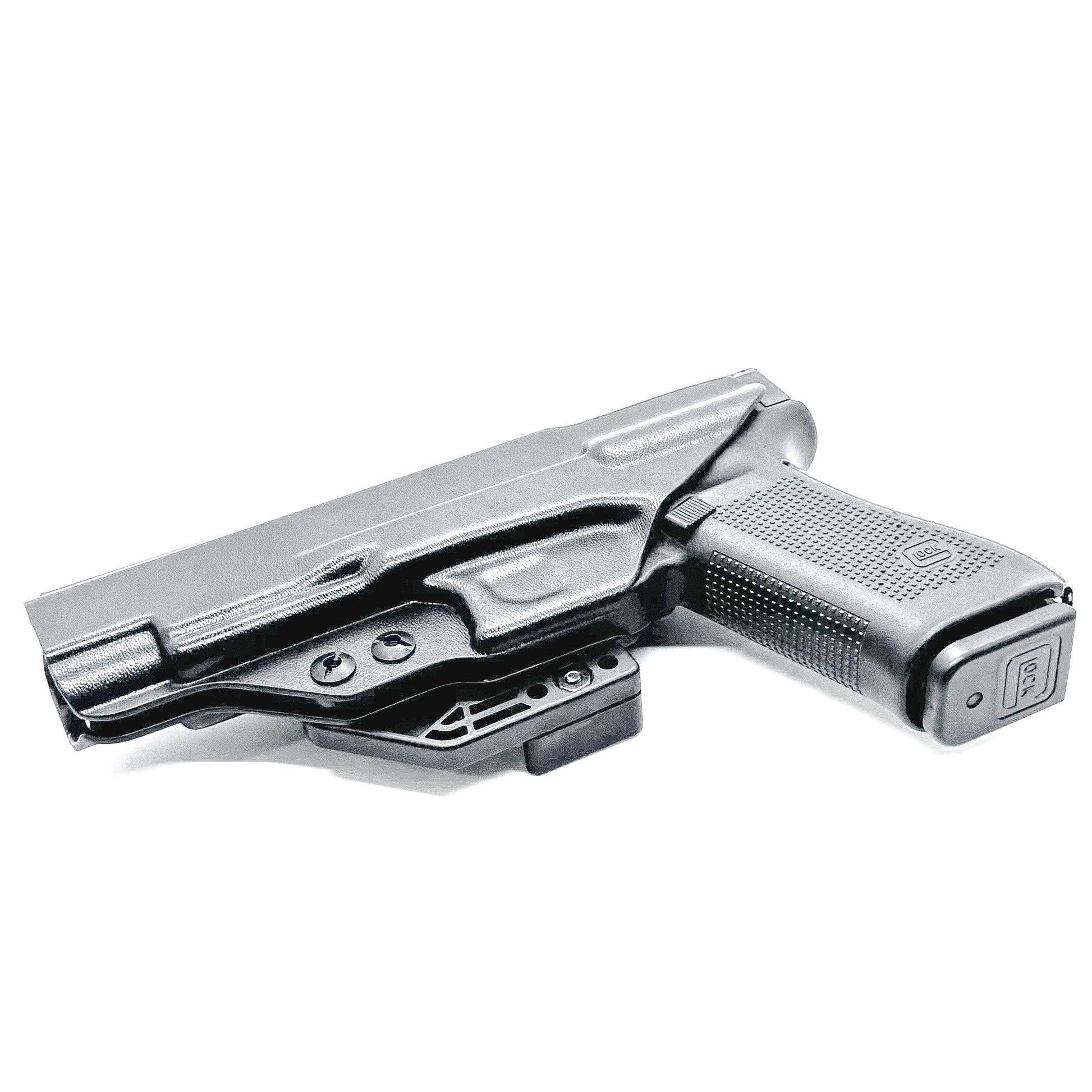 Black IWB Kydex Inside Waistband Concealment Holster for the Glock 34 Gen 5 handgun from Four Brothers 4BROS Holsters. Proudly made in the USA