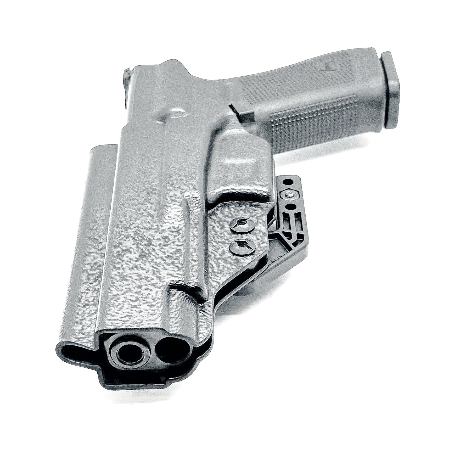 Black IWB Kydex Inside Waistband Concealment Holster for the Glock 34 Gen 5 handgun from Four Brothers 4BROS Holsters. Proudly made in the USA